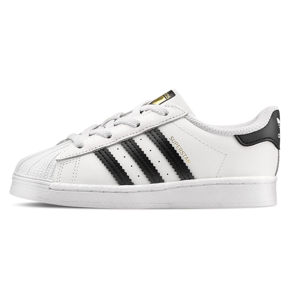Adidas bianche top e nere superstar