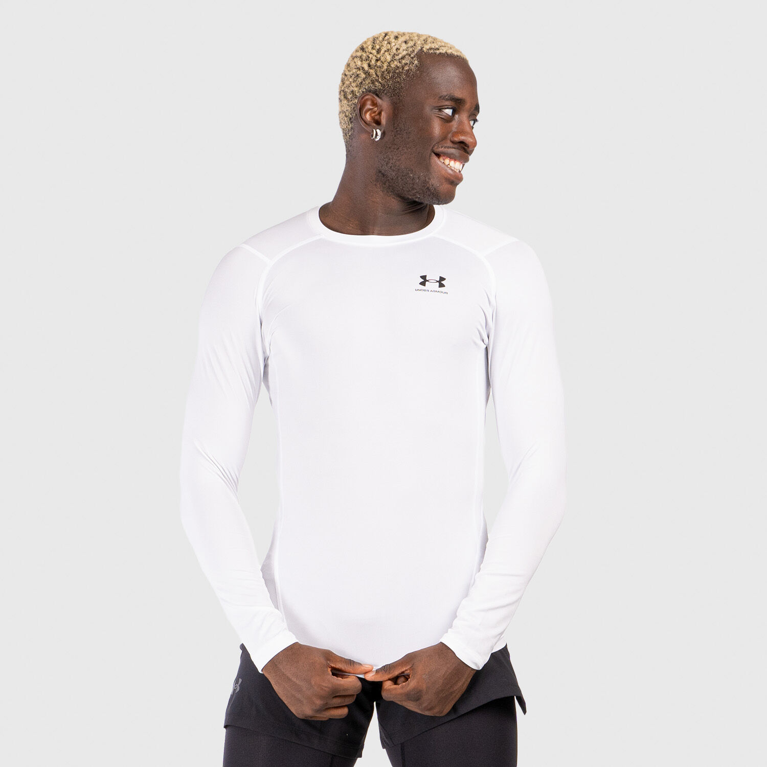 Under Armour Heatgear Armour Comp Ls T shirt white AW LAB