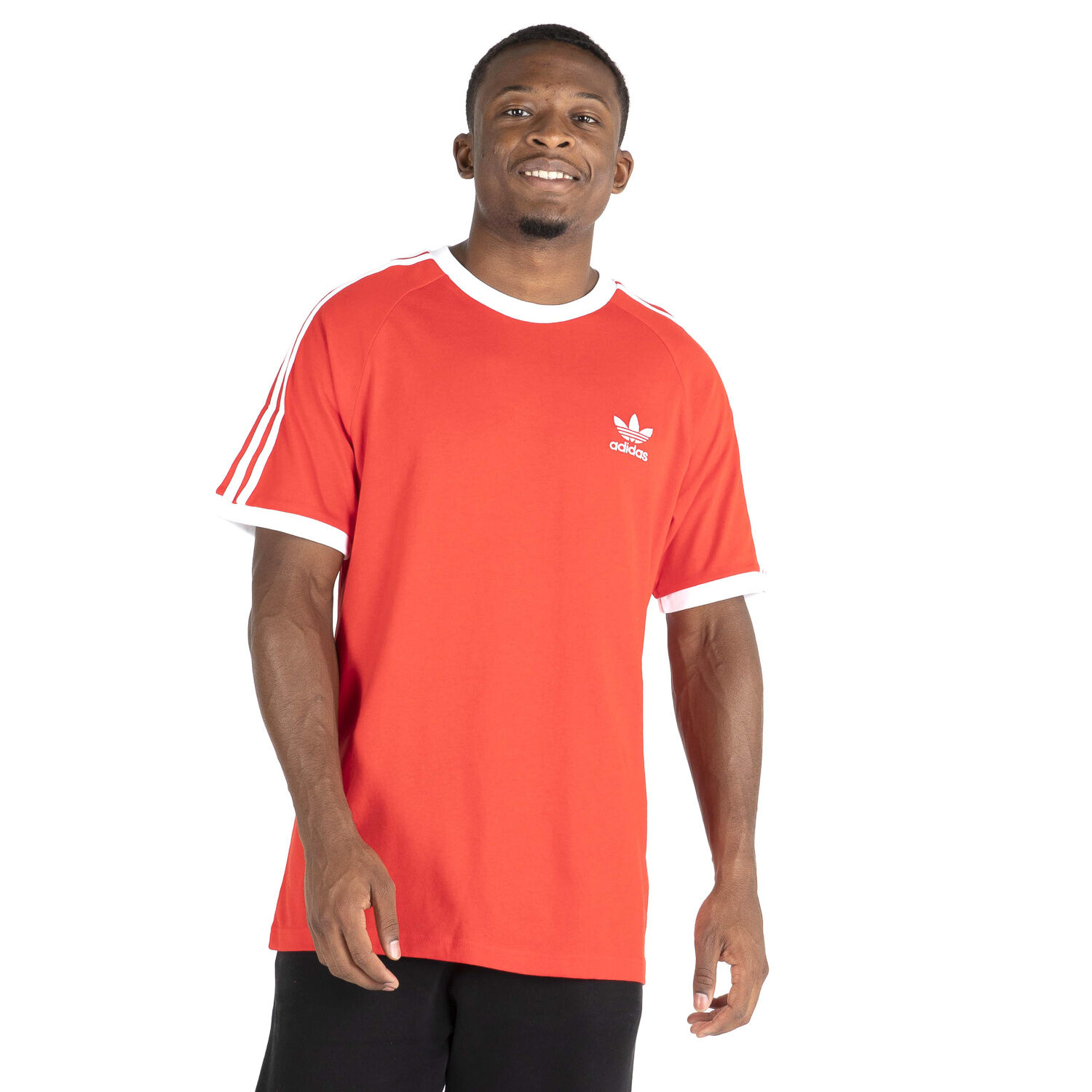 Adidas original trefoil t shirt 3 stripe 2025