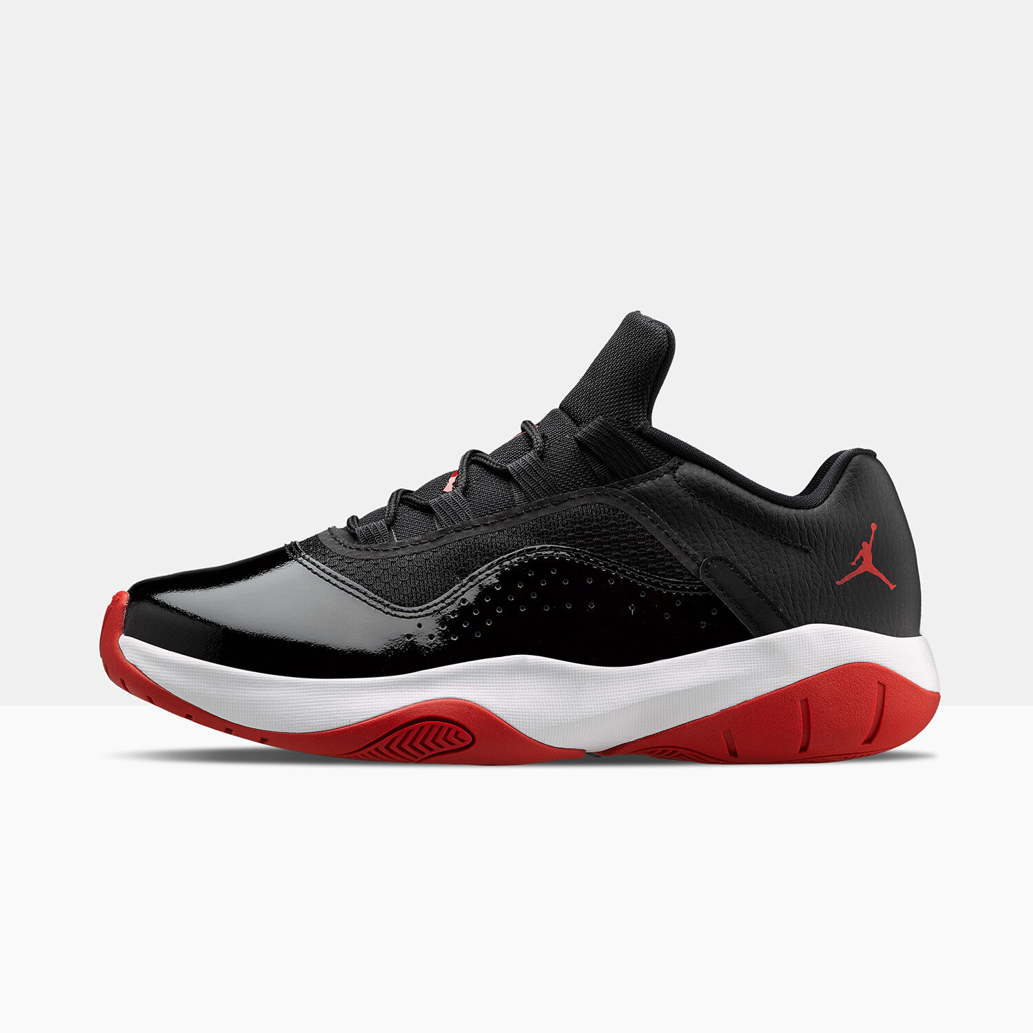 Air jordan 11 rosse e nere sales