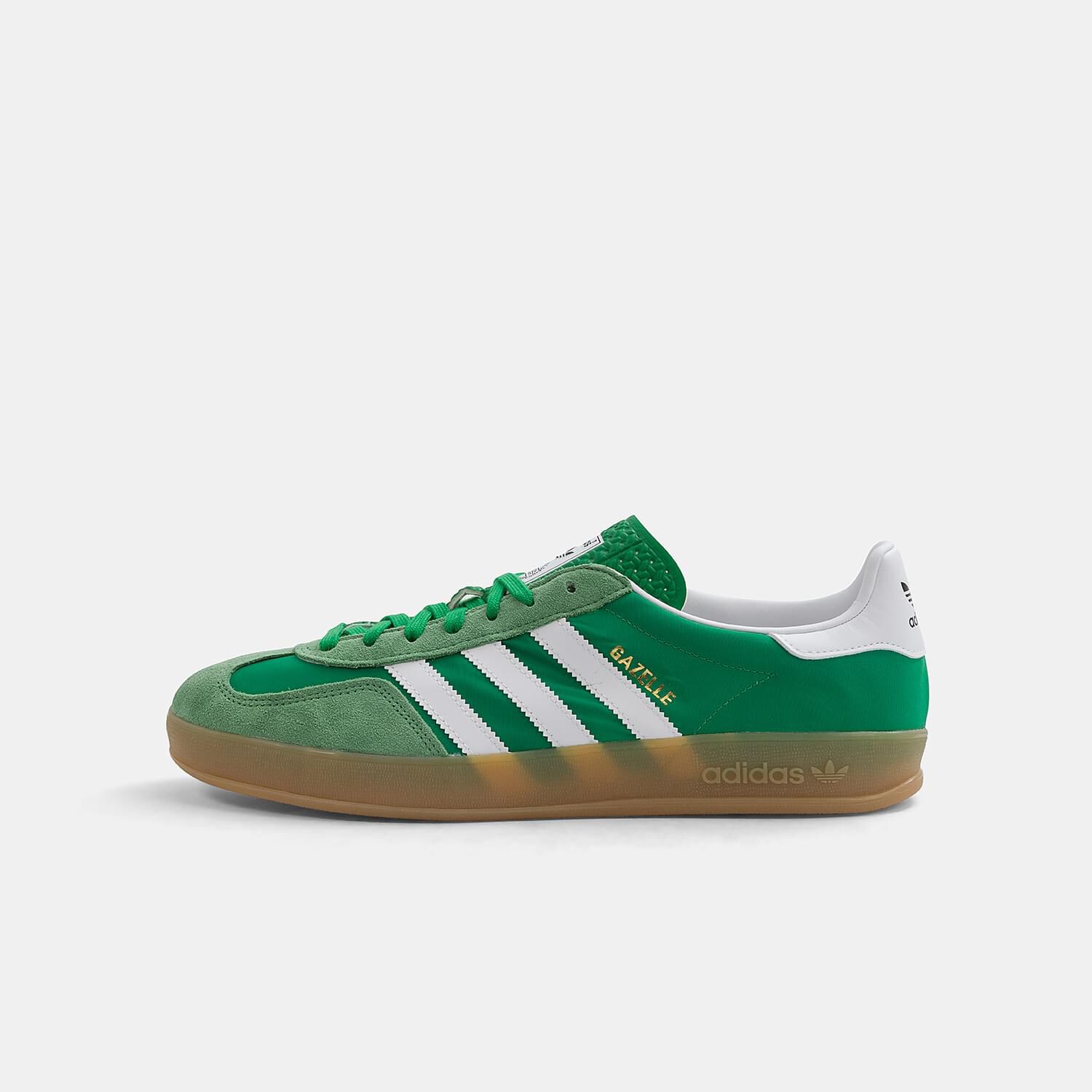 adidas Gazelle Indoor in green and white AW LAB