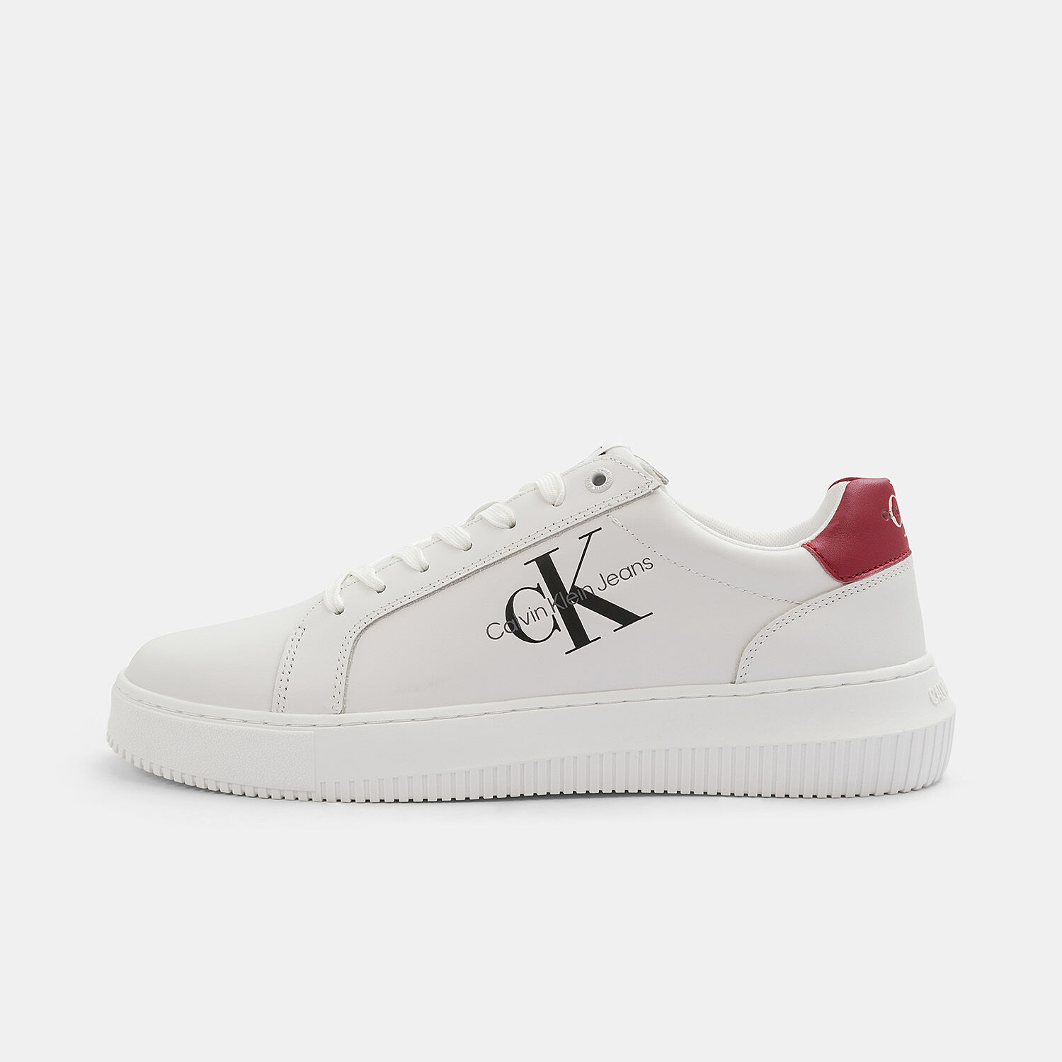 Red calvin online klein shoes