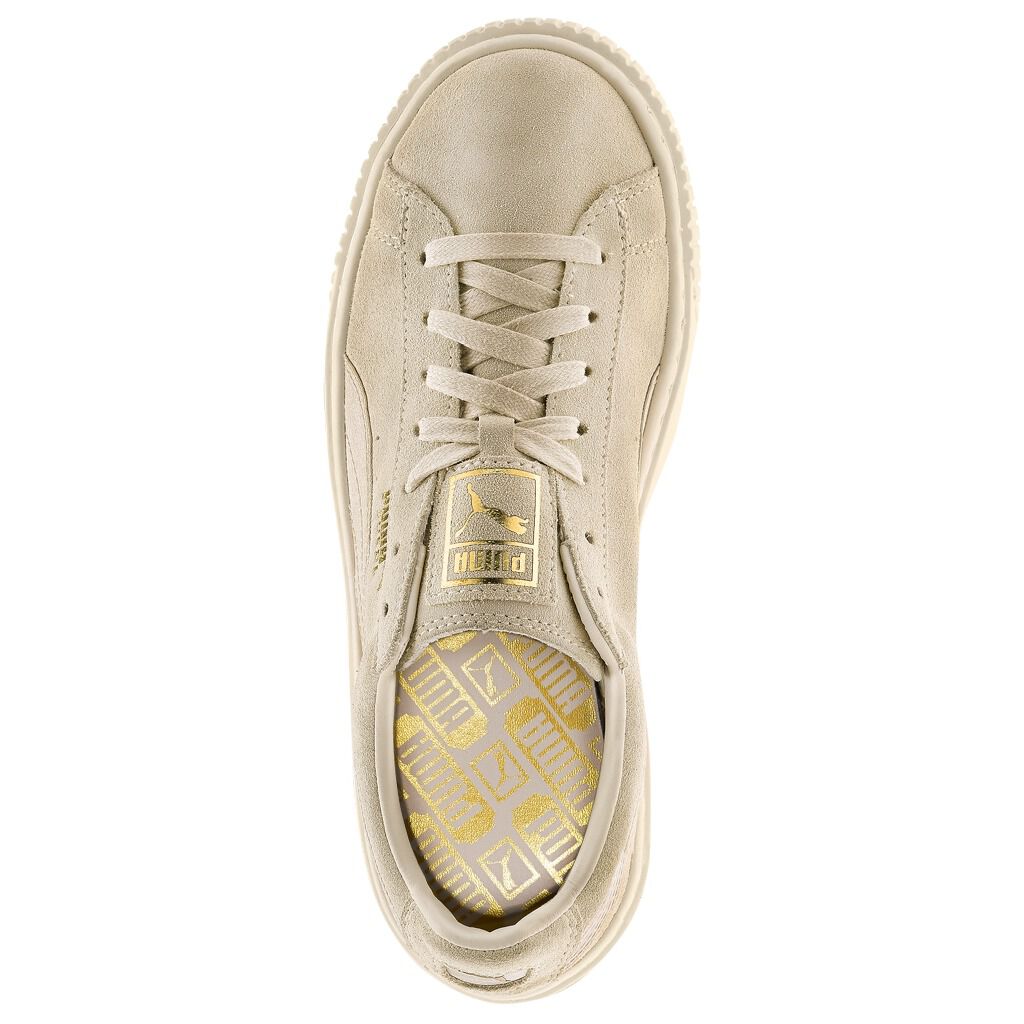 PUMA Suede Platform Satin White shoes AW LAB