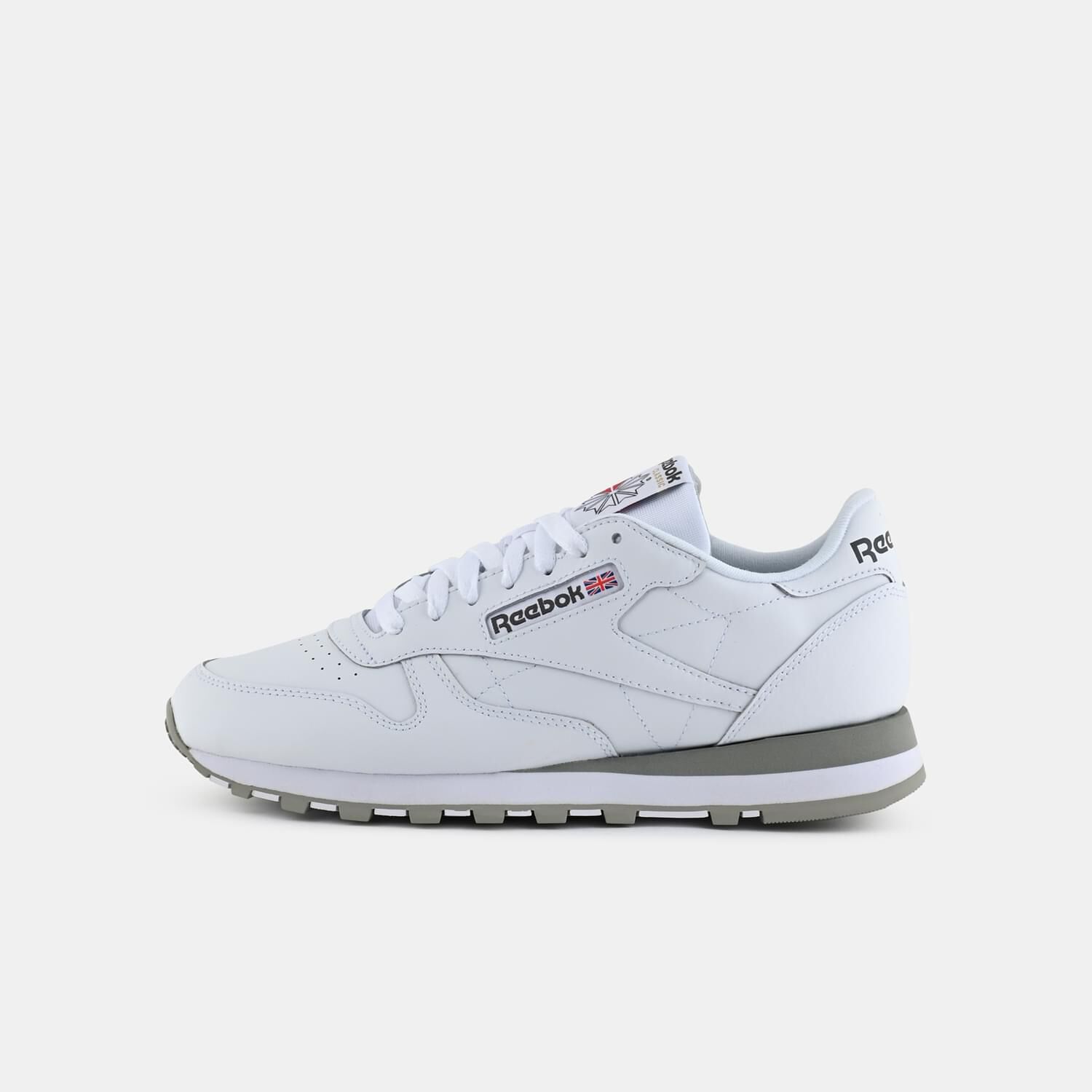 Grey and outlet white reebok classics