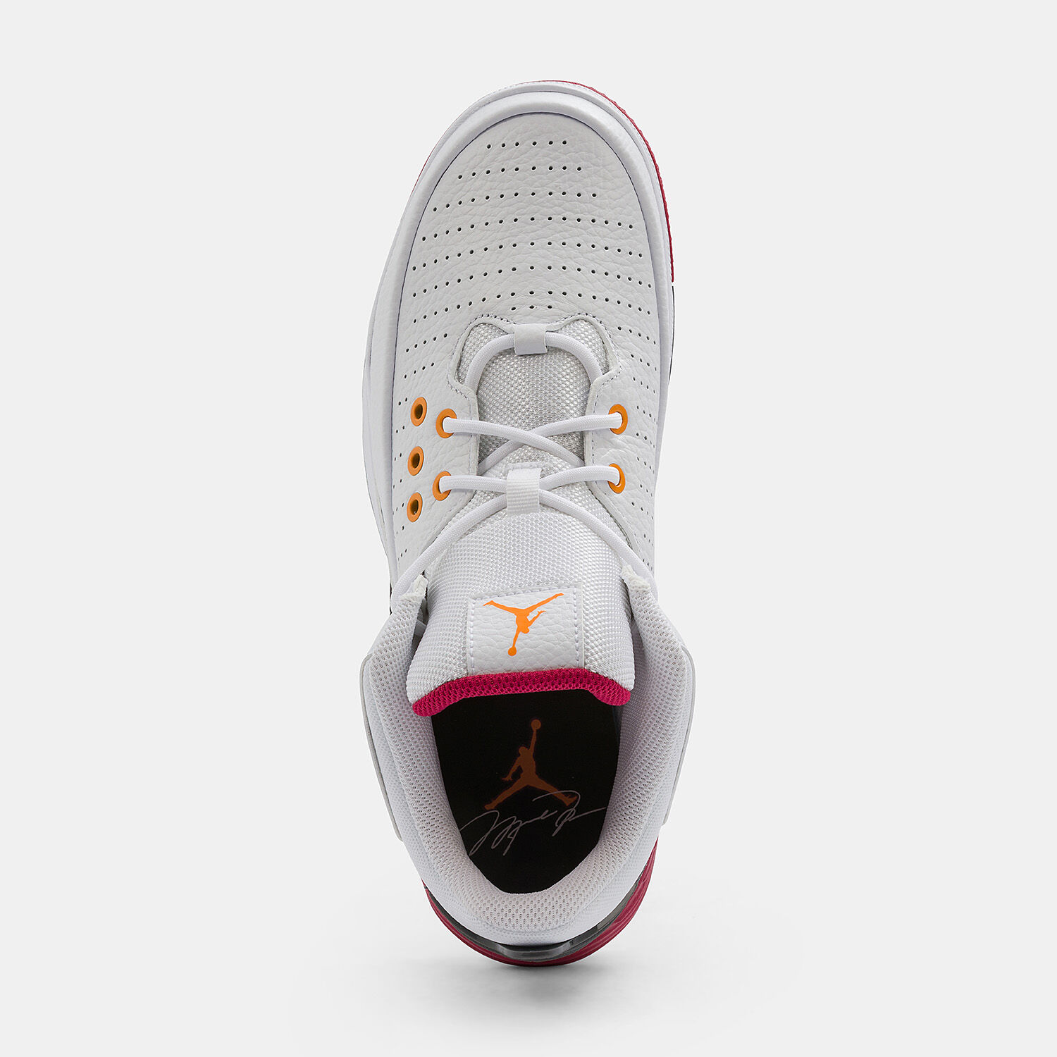 Jordan Max Aura 5 red orange and white AW LAB