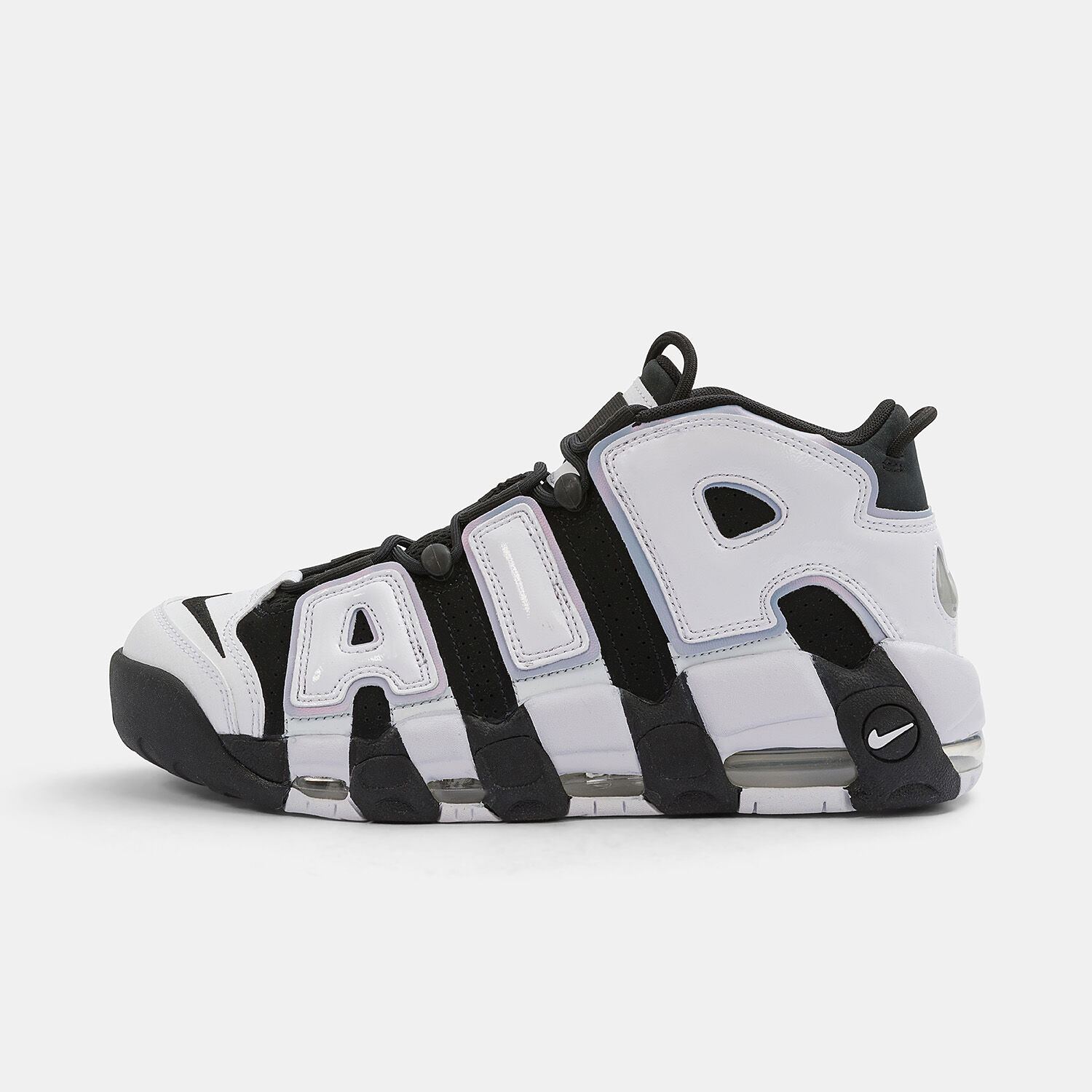 Nike uptempo clearance nere