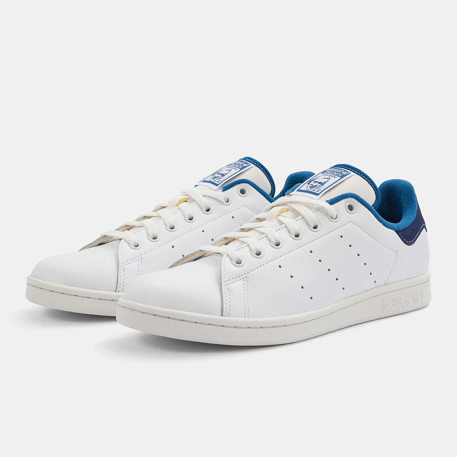 adidas Stan Smith shoes white and dark blue AW LAB