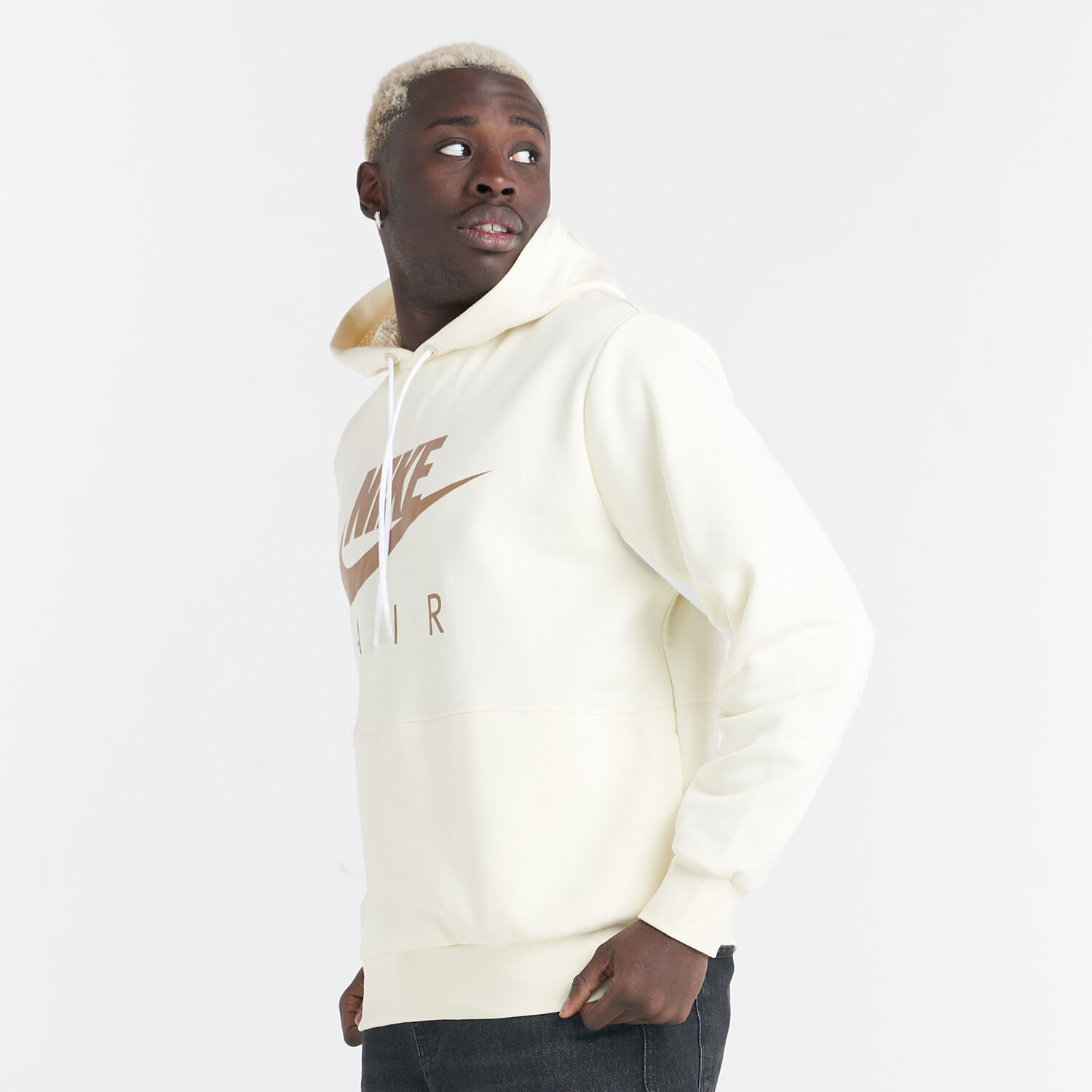 Felpa Nike Air pullover beige AW LAB
