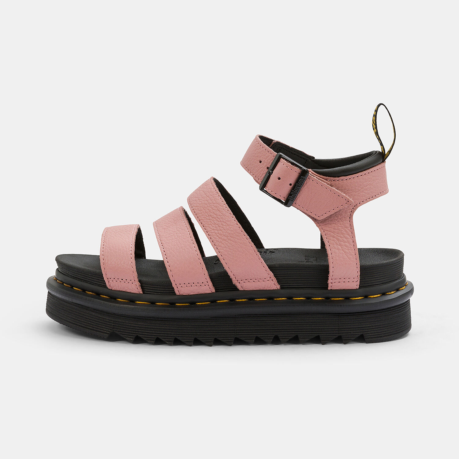 Pink dr marten sandals new arrivals