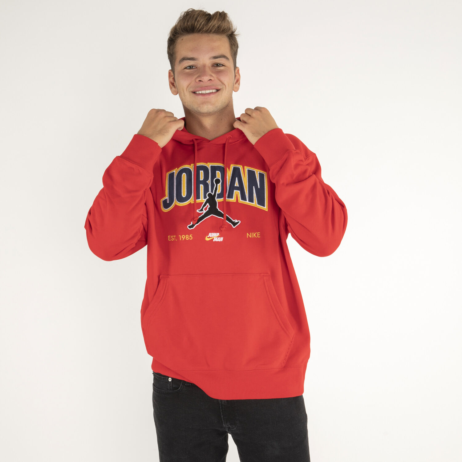 JORDAN HOODIE red AW LAB