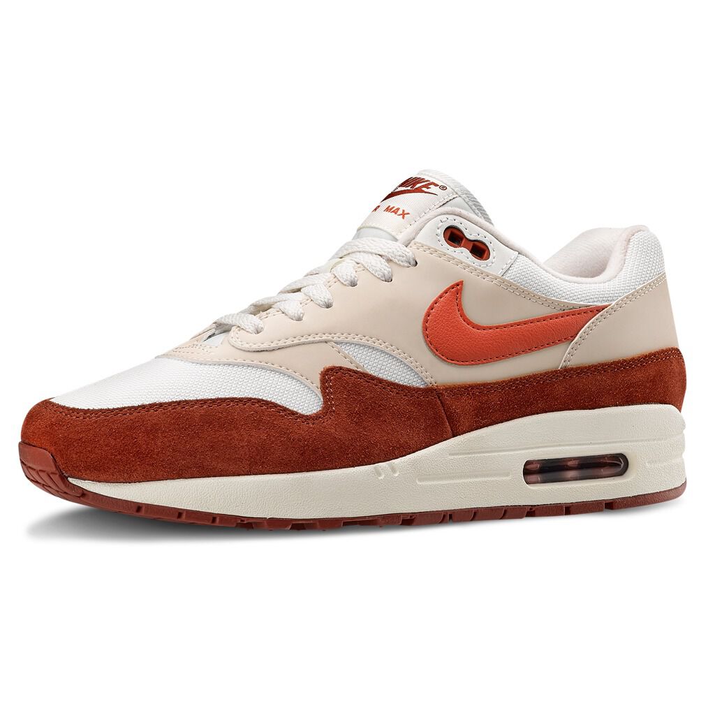 Nike Air Max 1 men s red and white shoes AW LAB