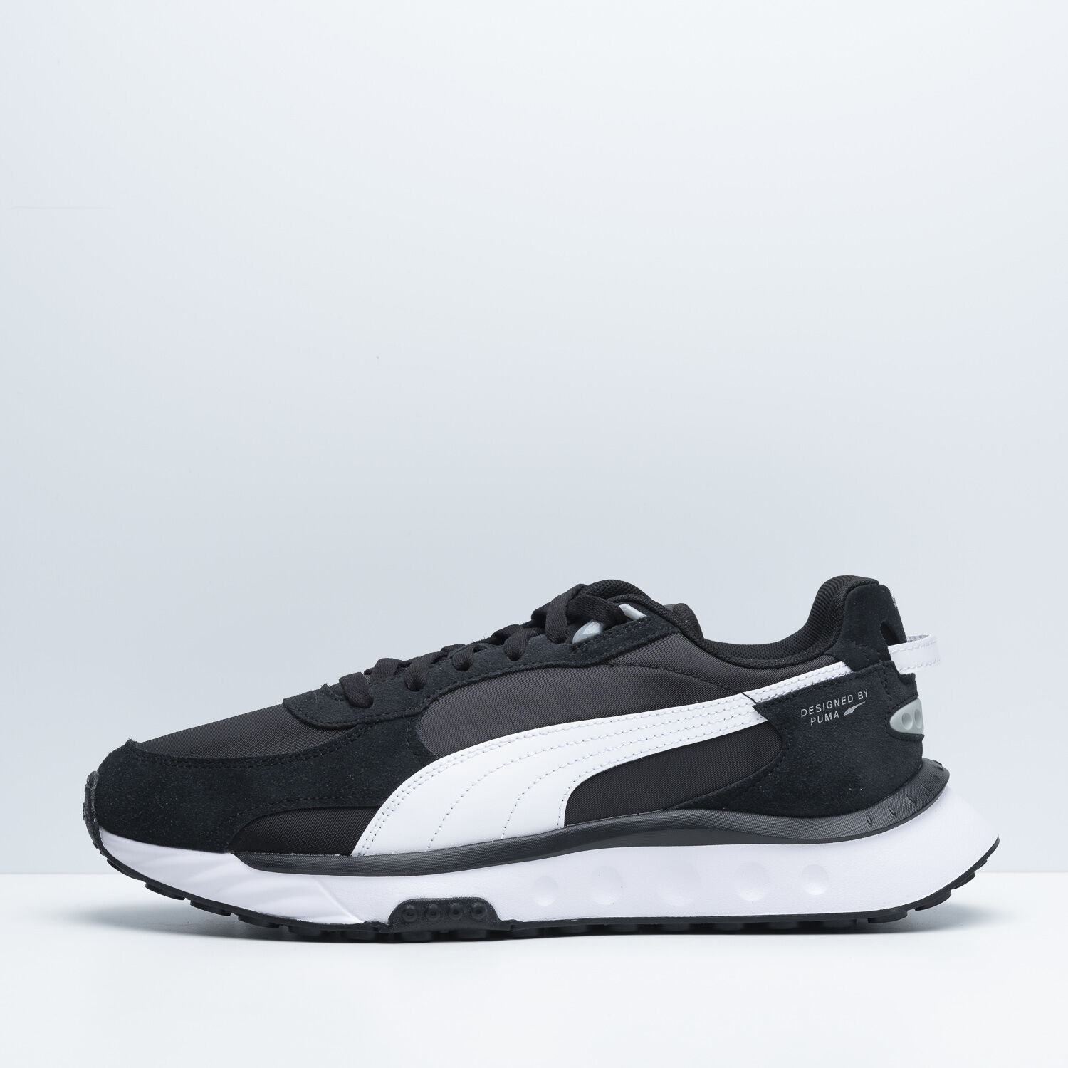 PUMA WILD RIDER NERO BIANCO UOMO AW LAB
