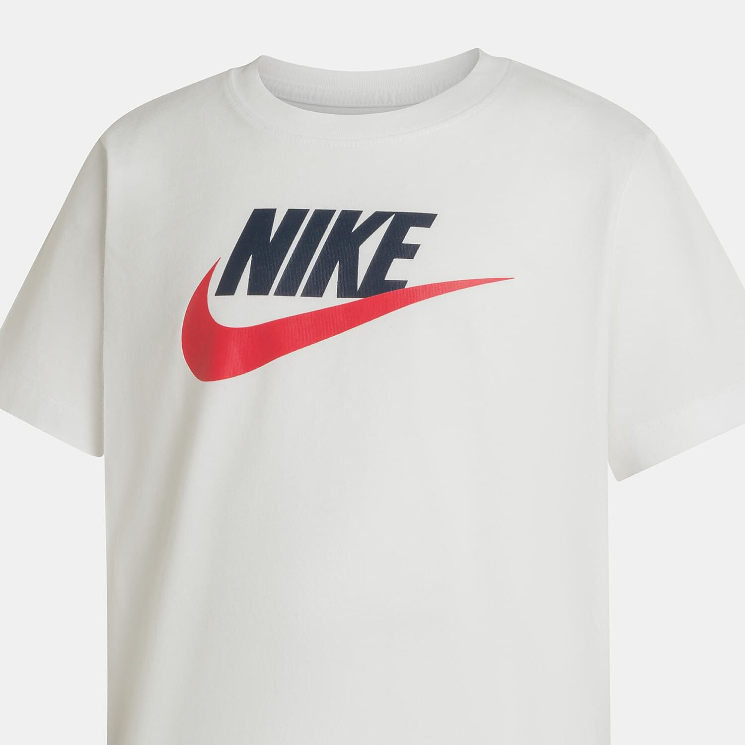 Nike Sportswear T shirt Boys White Red and Black AW LAB