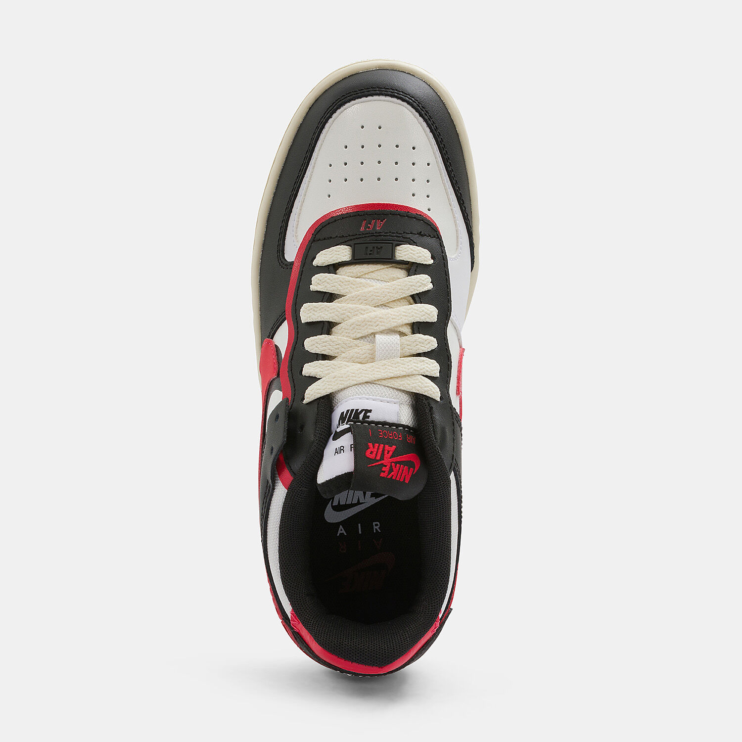 Air force 1 shadow white and black trainers hot sale