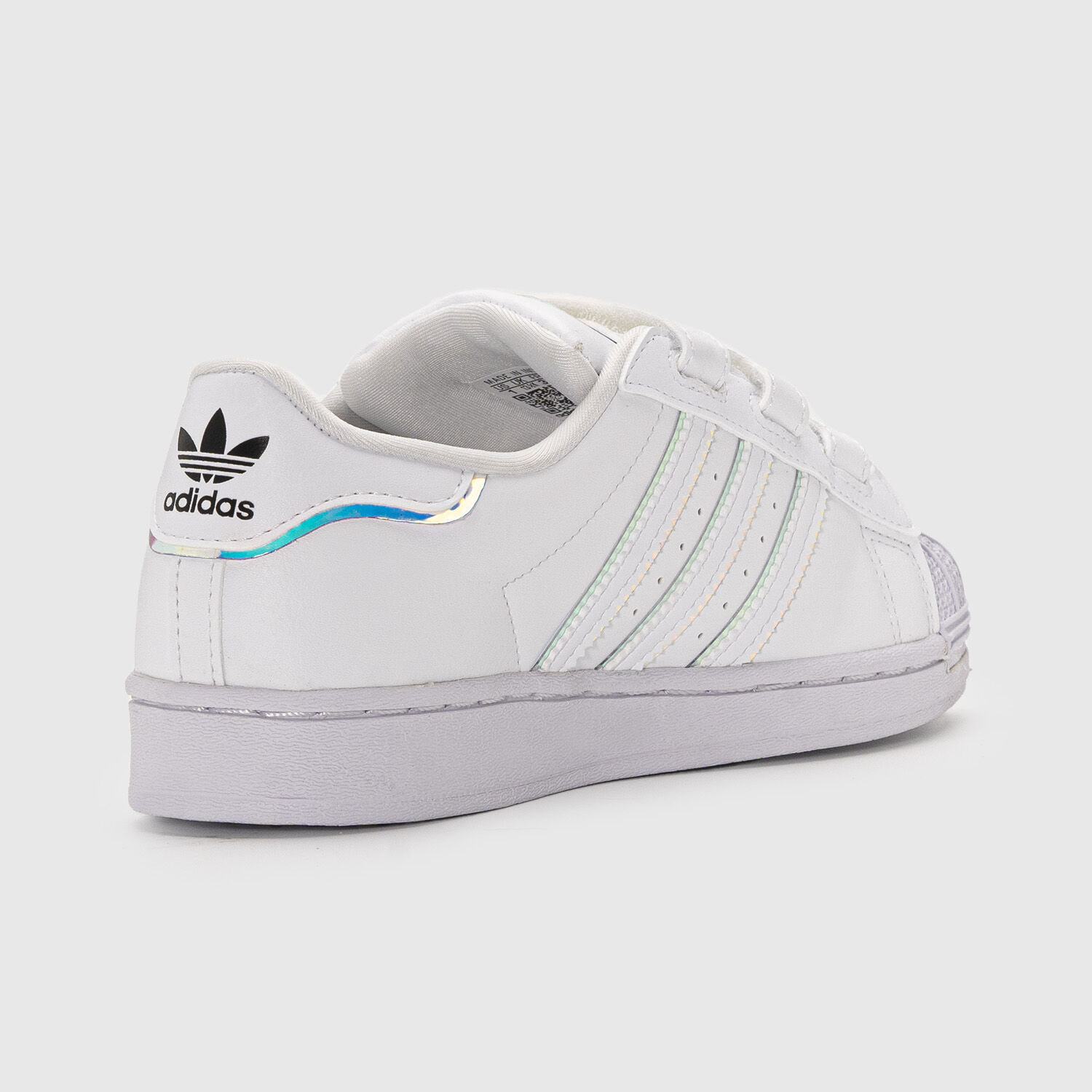 adidas Superstar silver and white AW LAB