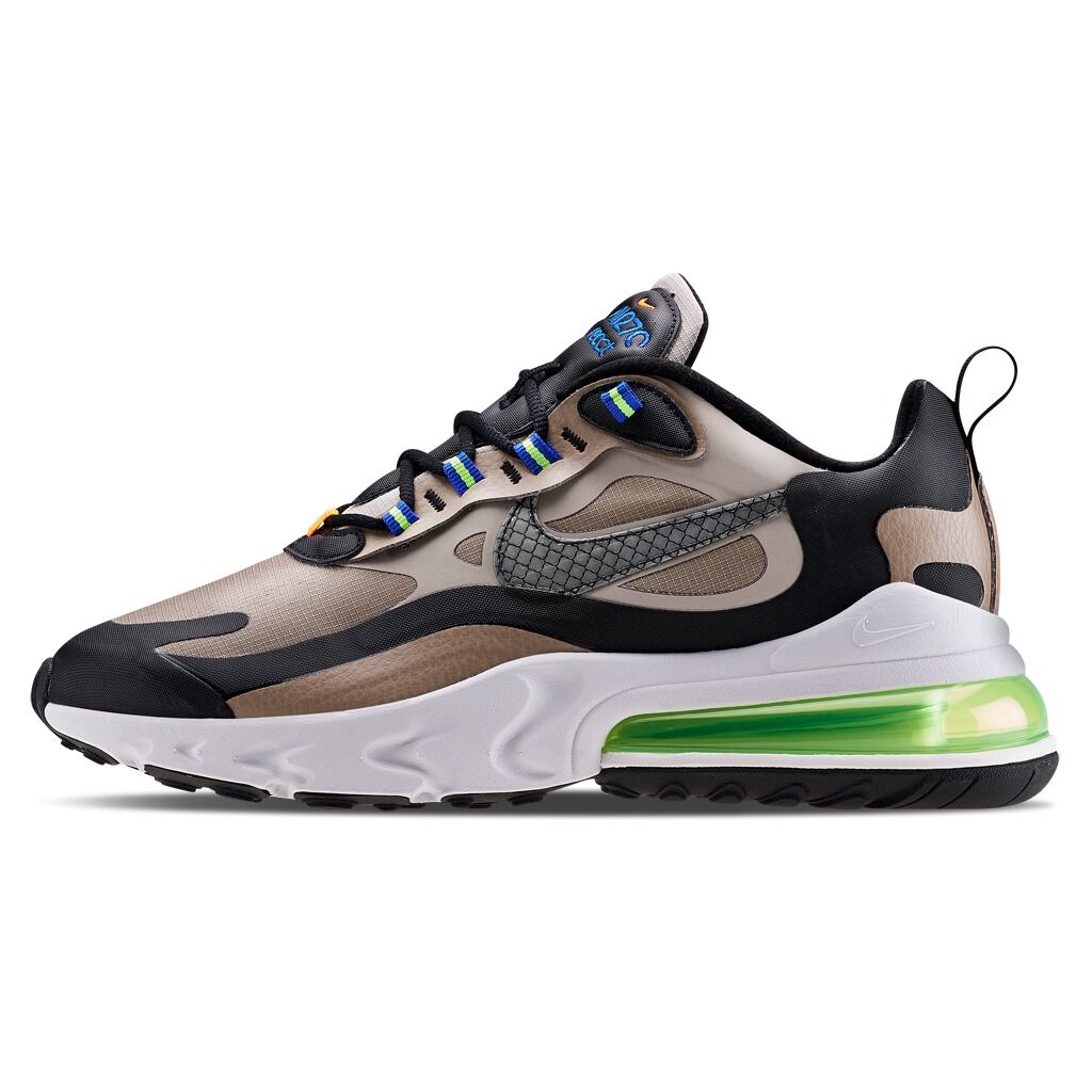 Nike Air Max 270 React WTR black grey and green AW LAB