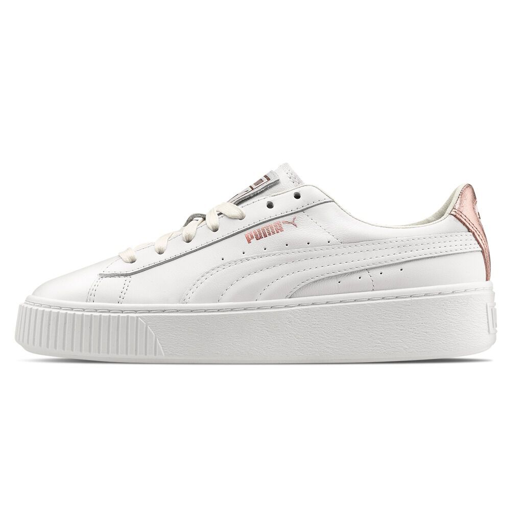 Puma basket platform bianche deals