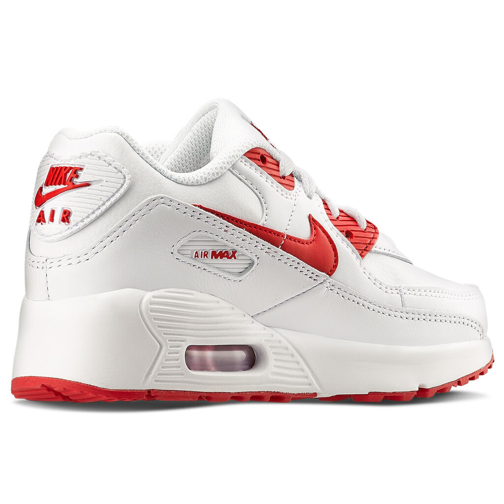 Nike Air Max 90 little boys white and red AW LAB