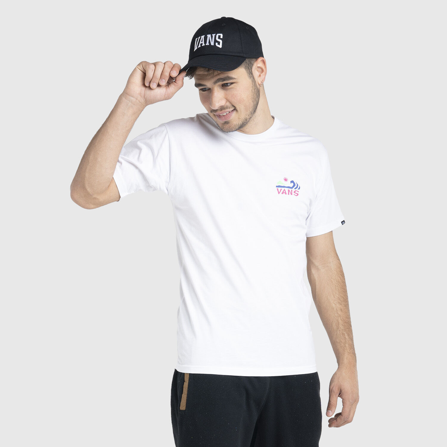 T shirt Vans Washed Ashore SS white AW LAB