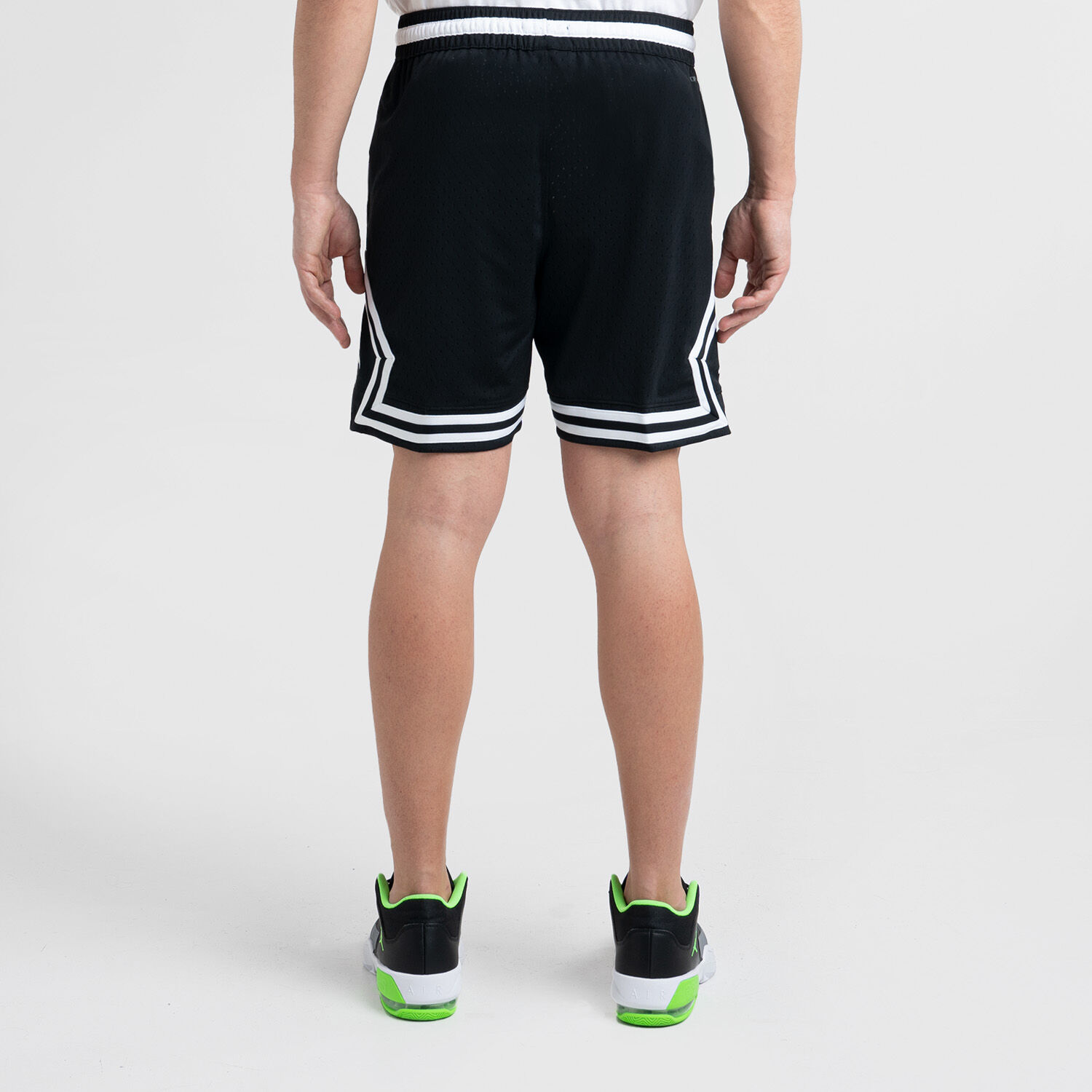 Jordan Sport Diamond Shorts, black and white | AW LAB