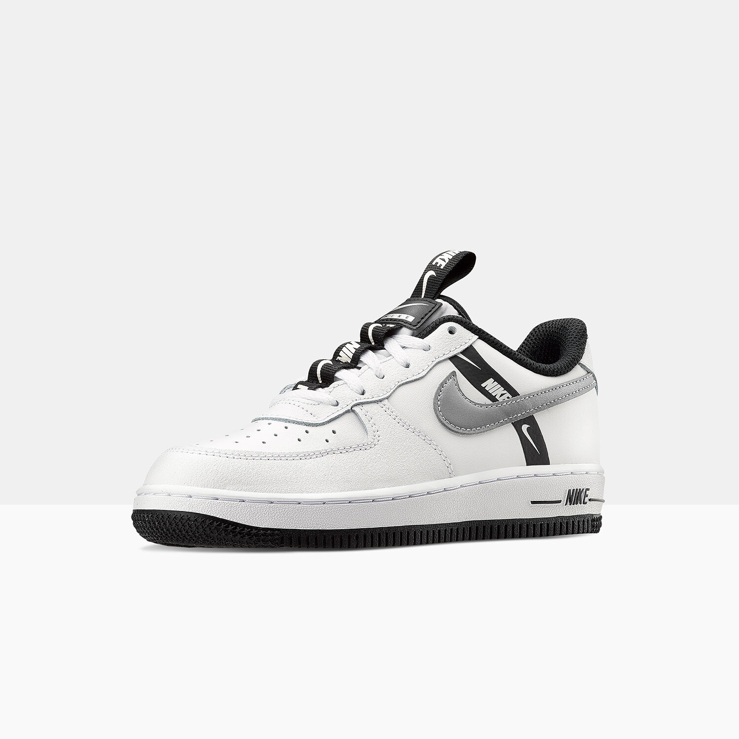 NIKE AIR FORCE 1 LV8 white and black AW LAB