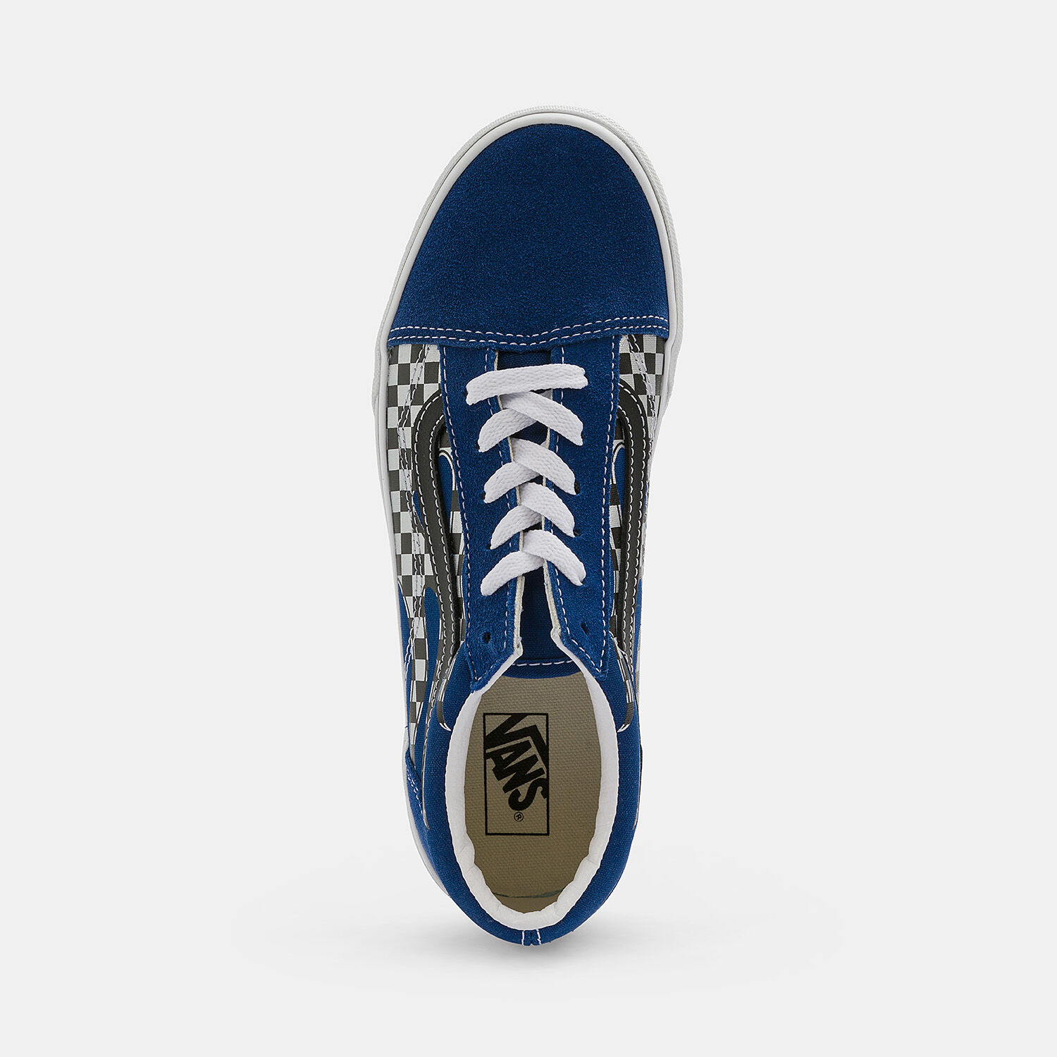 Navy blue flame vans online