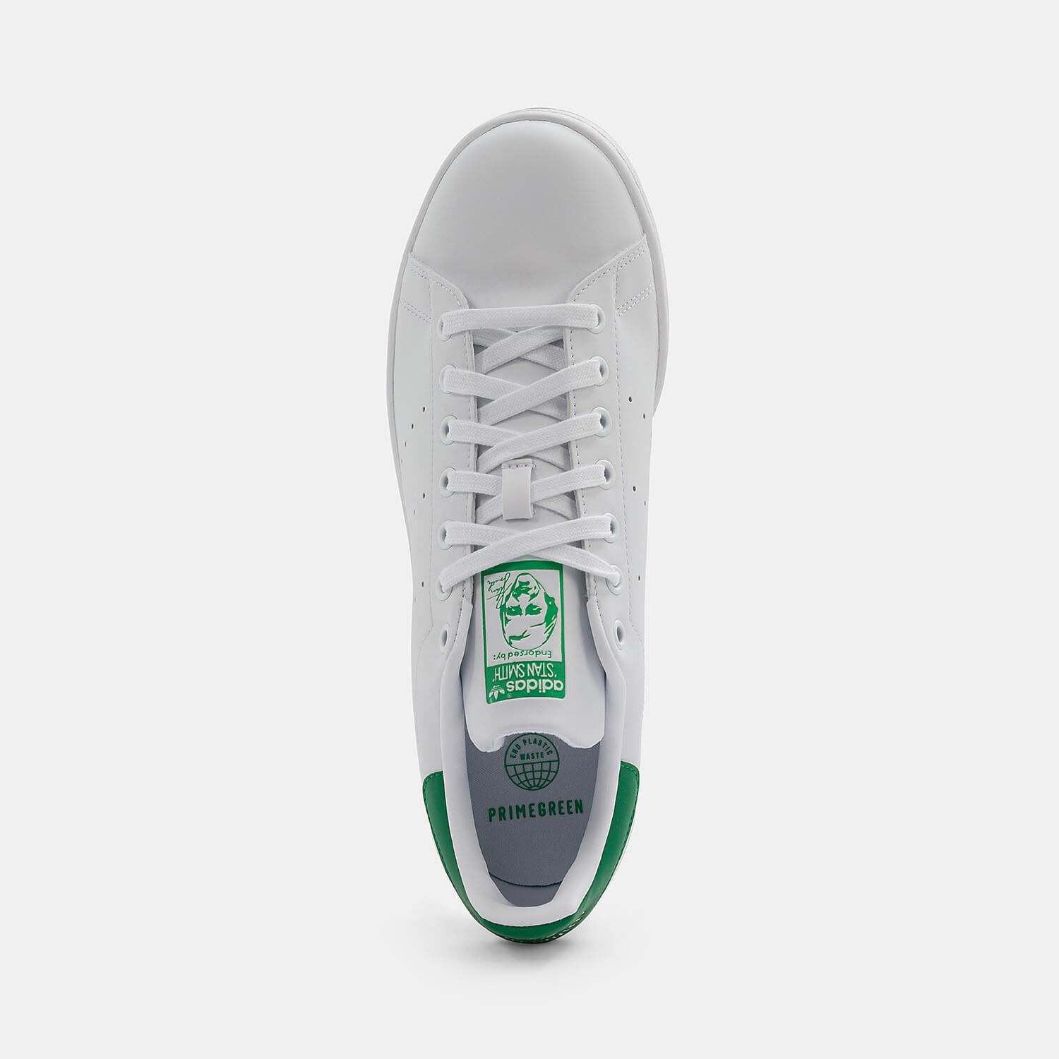 adidas Stan Smith shoes white and green AW LAB