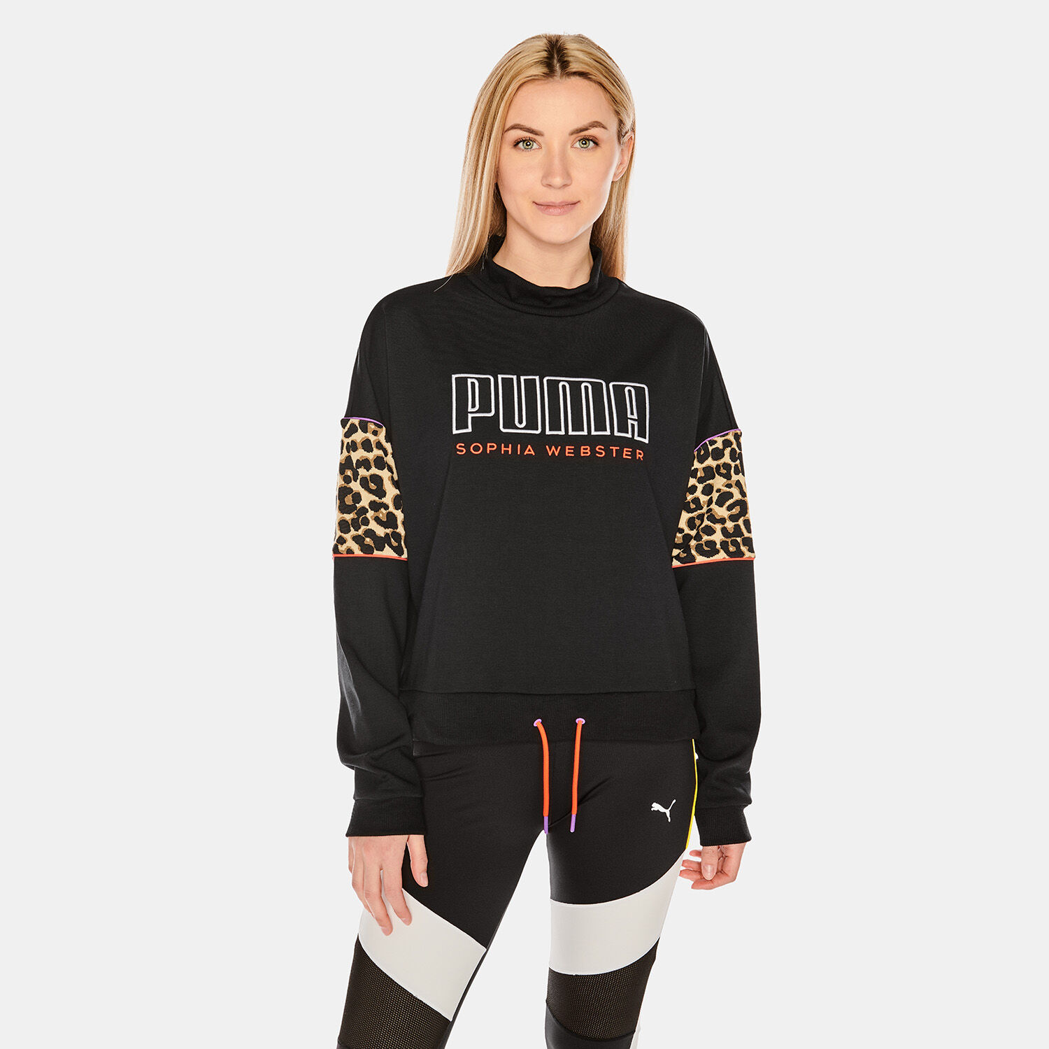 Sophia webster shop puma leopard print
