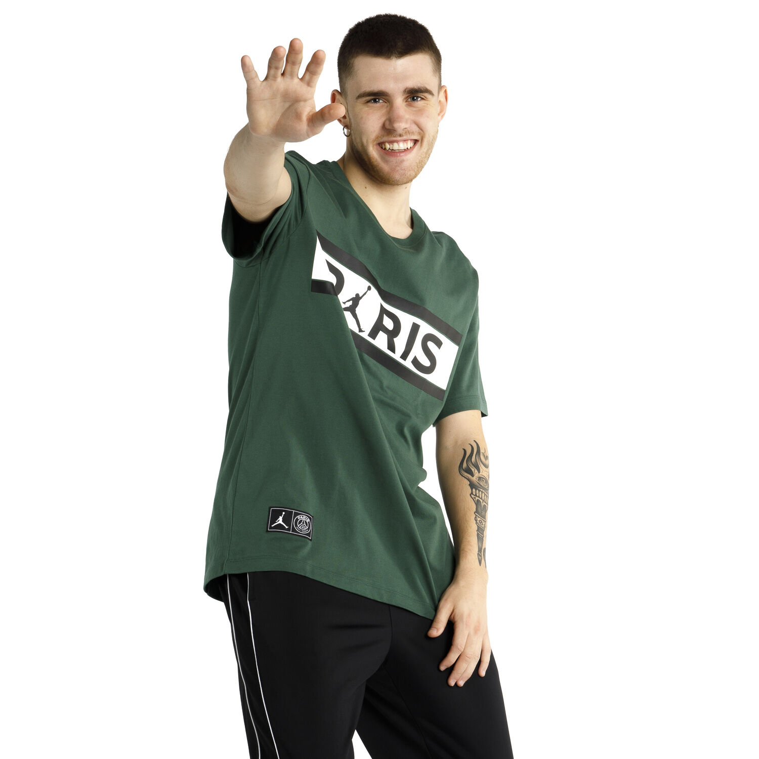 Jordan X PSG Woedmark T shirt green AW LAB