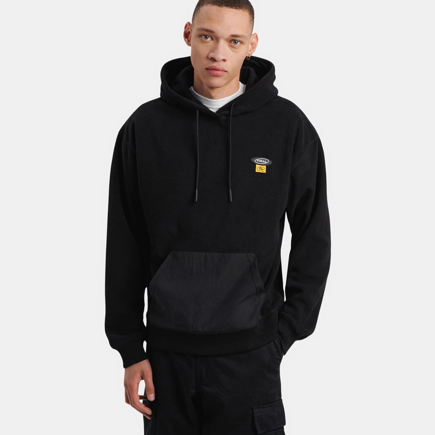VRL Polar Fleece Hoodie black AW LAB