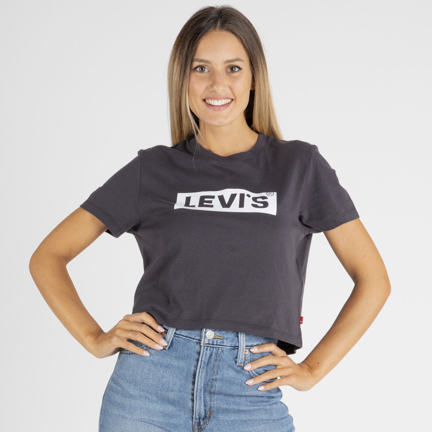 Levi's cropped t shirt store