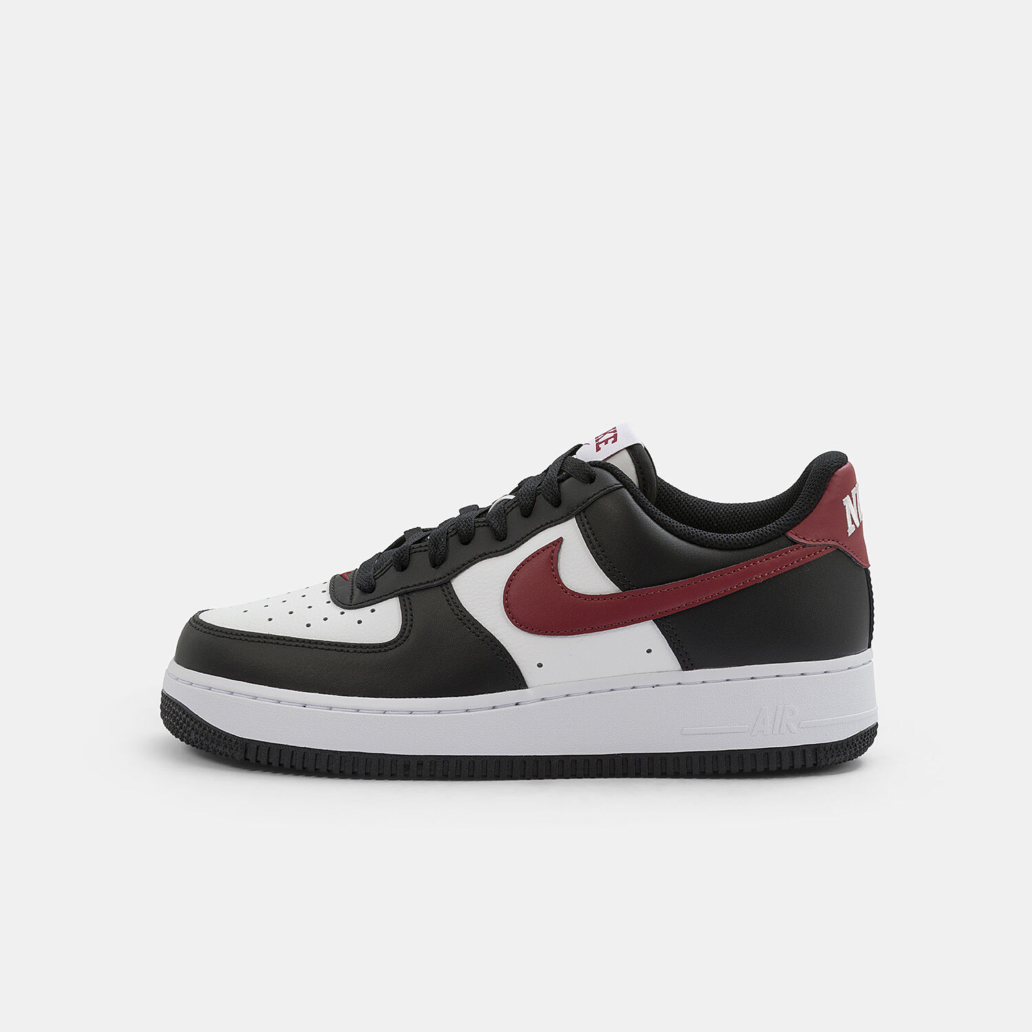 Nike Air Force 1 07 nere bianche e bordeaux AW LAB