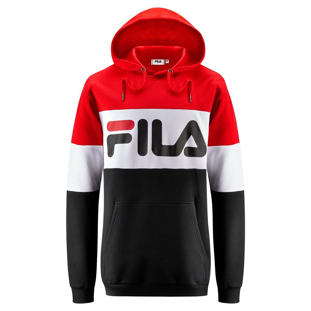 Fila blocked hoodie best sale