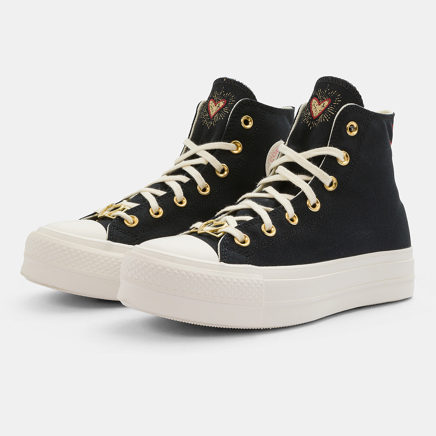 Converse Chuck Taylor All Star Lift Platform Hearts multicolor