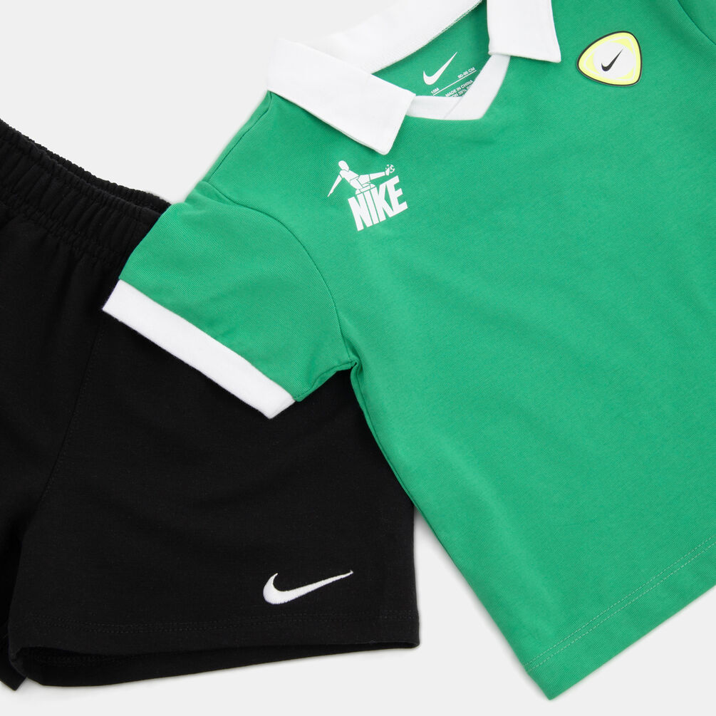 Nike Sportswear Goal Mode Infant Set, green/white/black