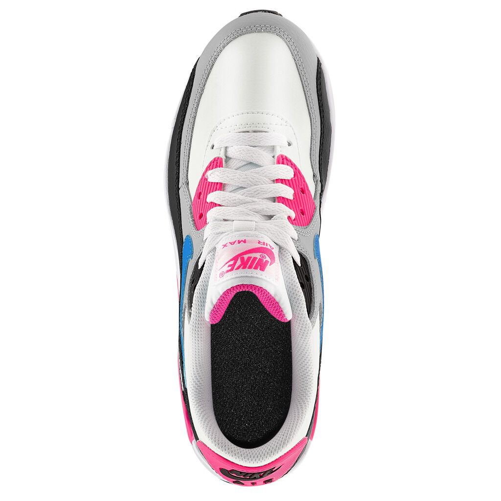 Nike Air Max 90 black white and pink leather shoes AW LAB