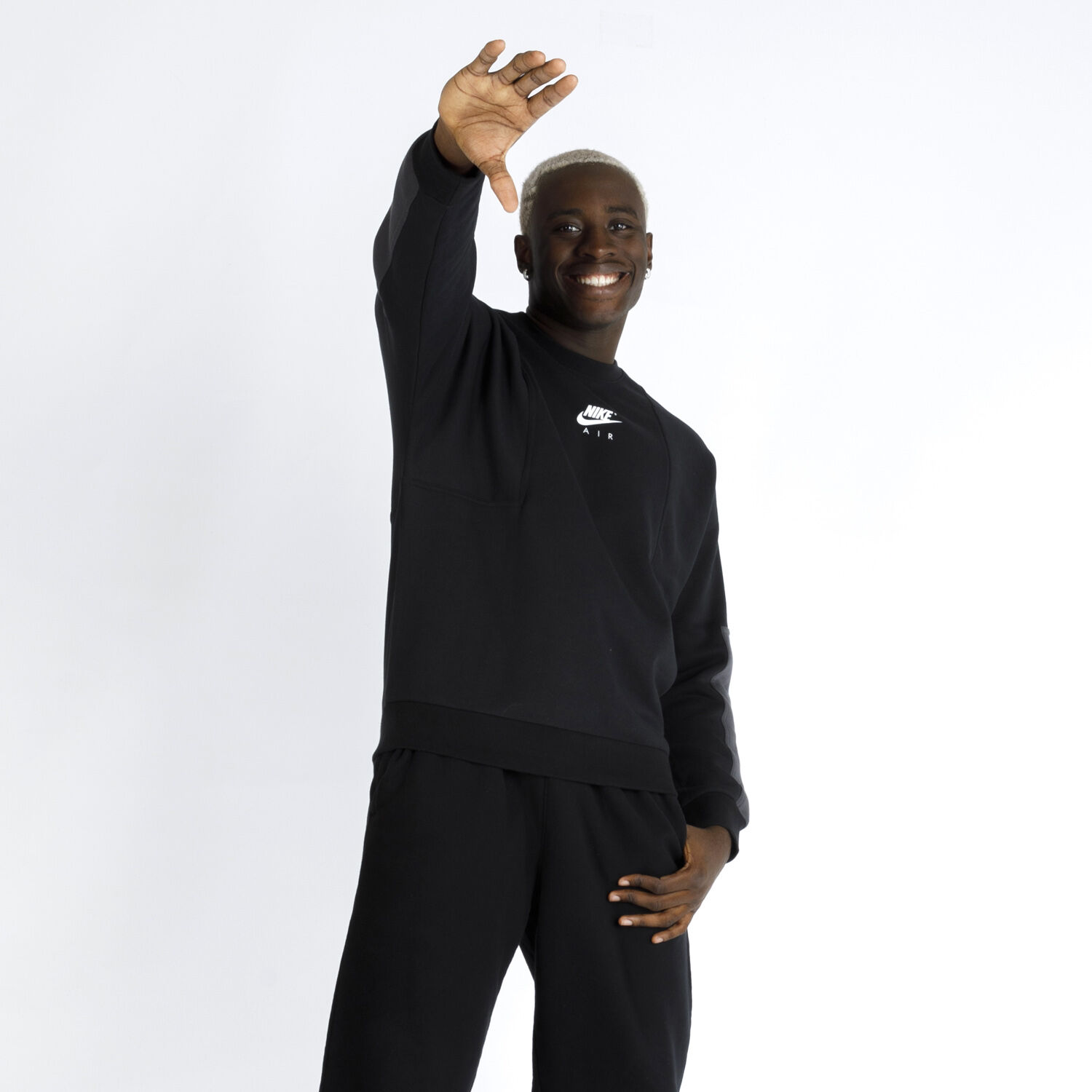 Nike Sportswear Air Crew Sweatshirt black AW LAB