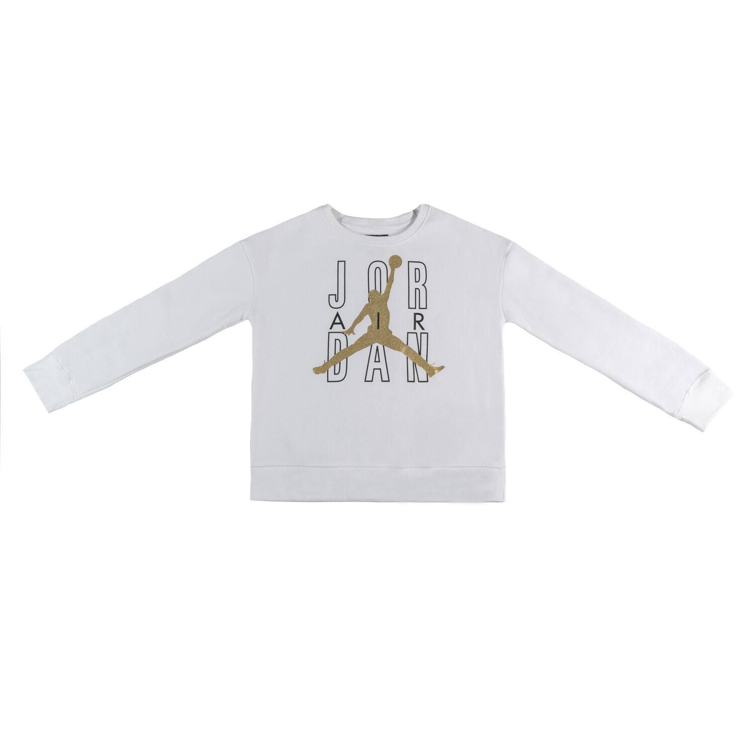 Felpa jordan deals bianca e oro