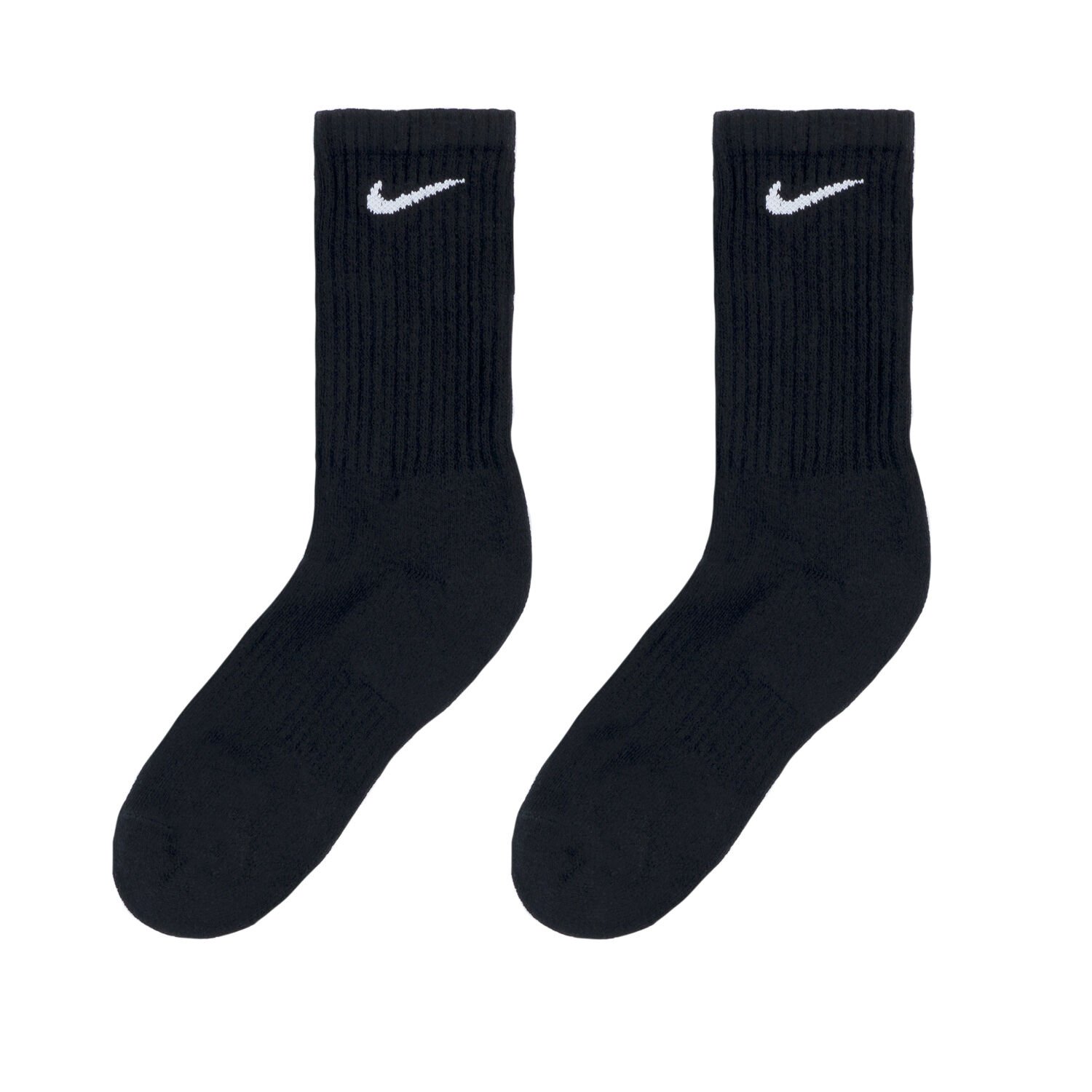 NIKE EVERYDAY CUSH CREW SOCKS 3 PAIRS Black AW LAB