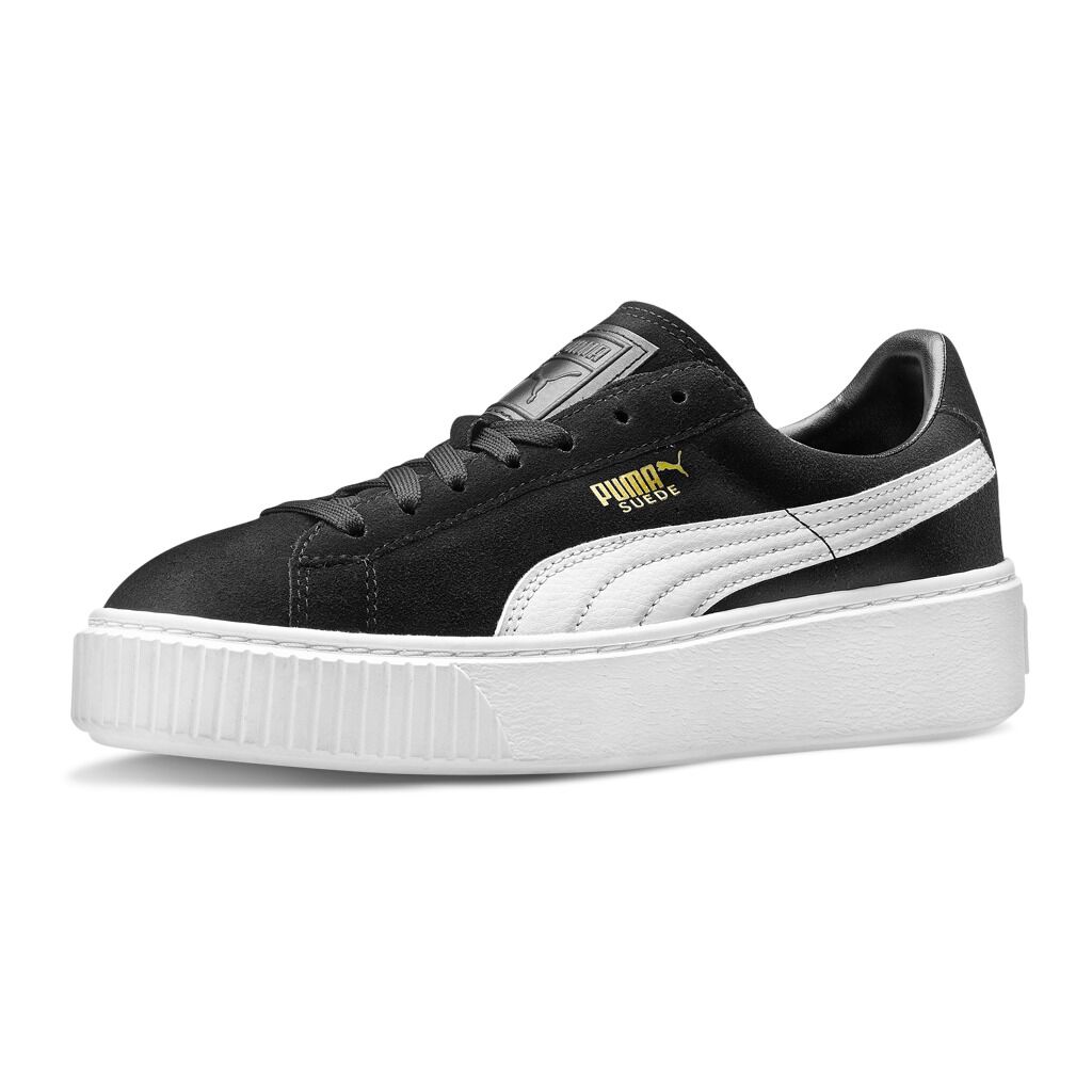 PUMA Suede Platform Child BLACK AW LAB