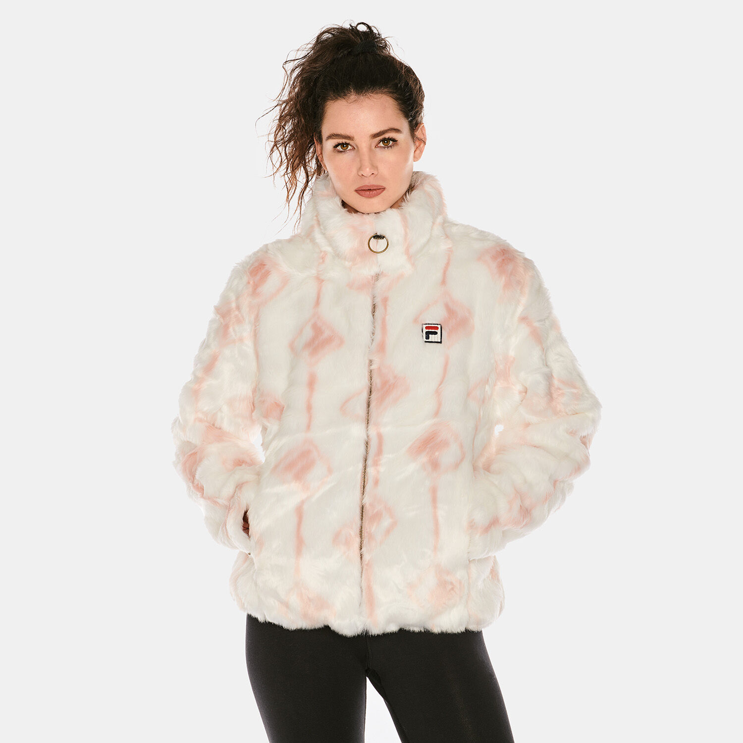 Fur outlet fila jacket