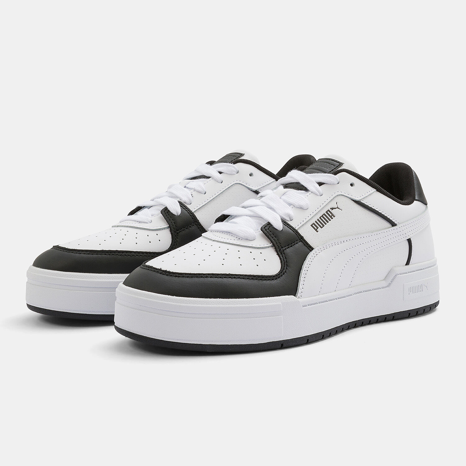 Puma platform nere e bianche top