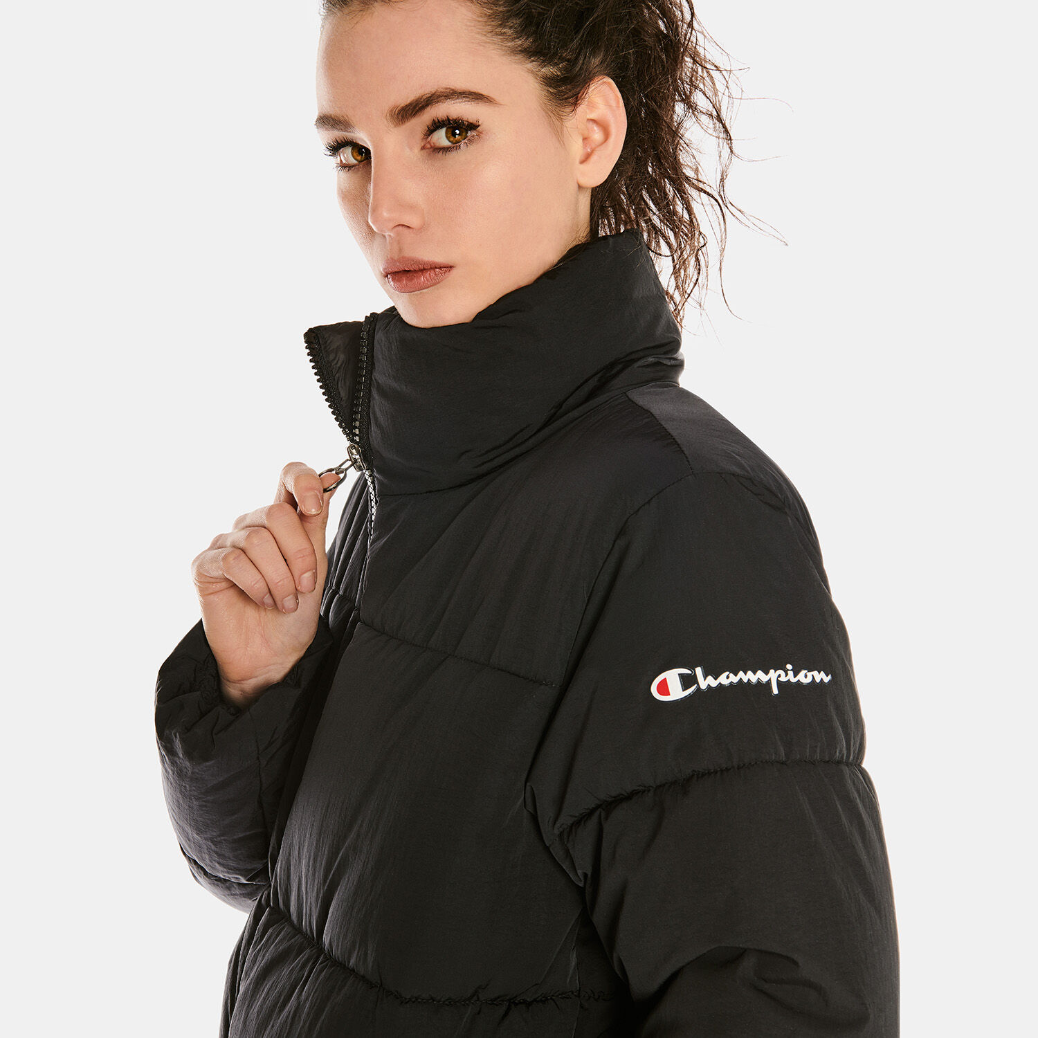 Champion women's discount black jacket