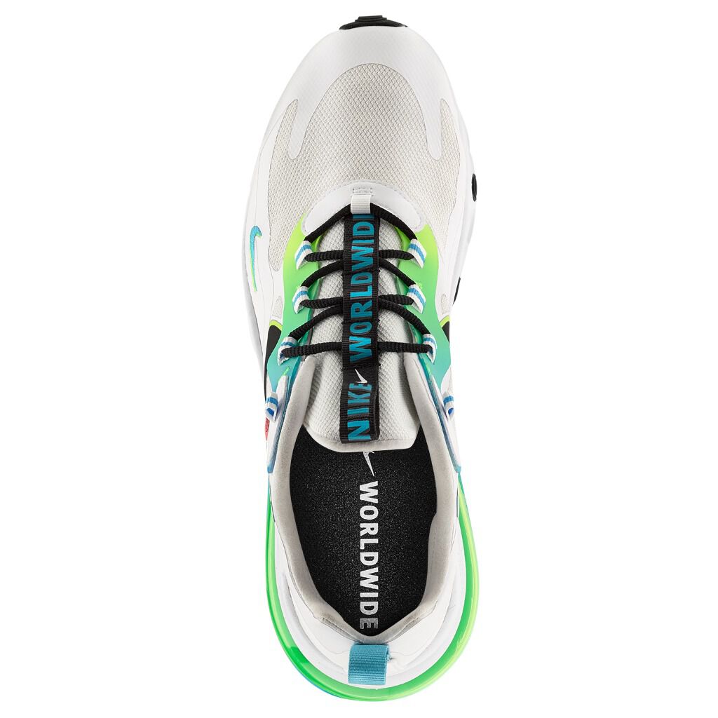 NIKE AIR MAX 270 REACT white green and light blue AW LAB
