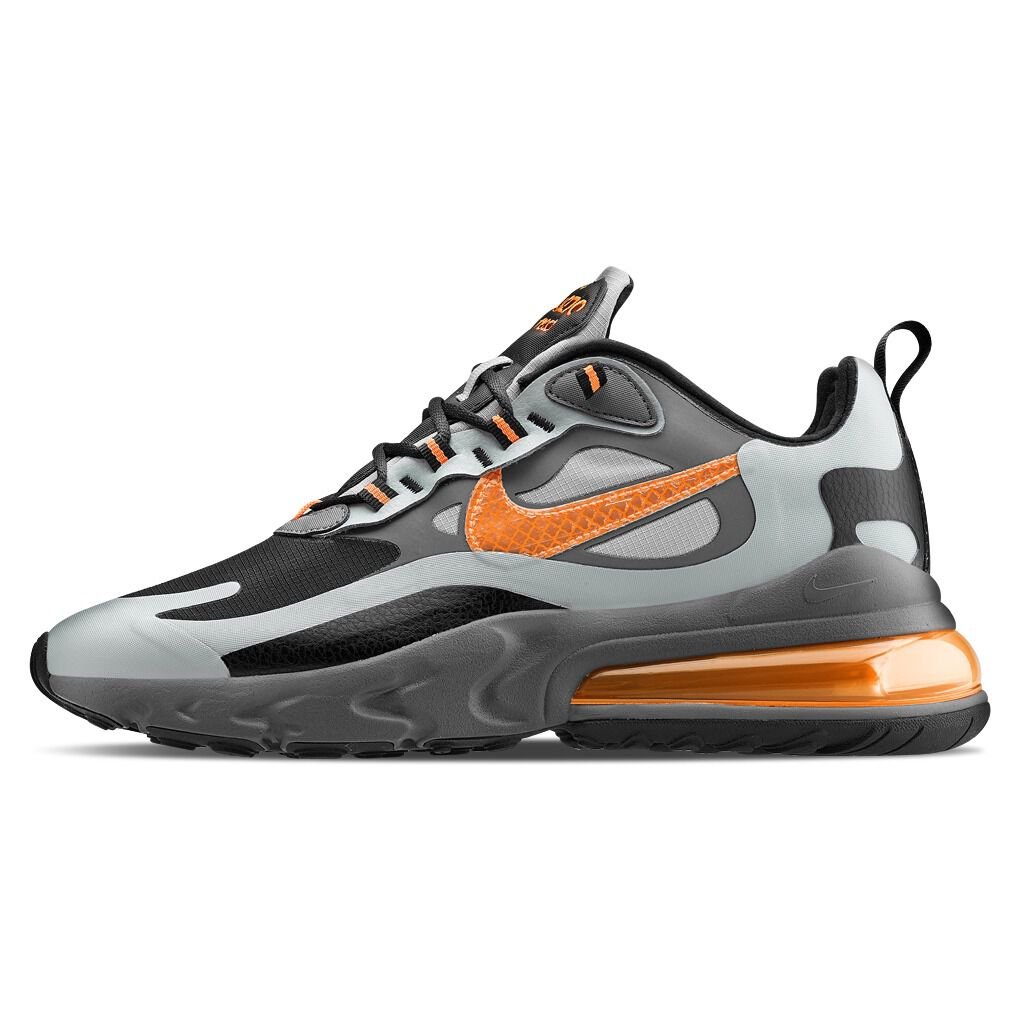 Nike Air Max 270 React grey and orange AW LAB