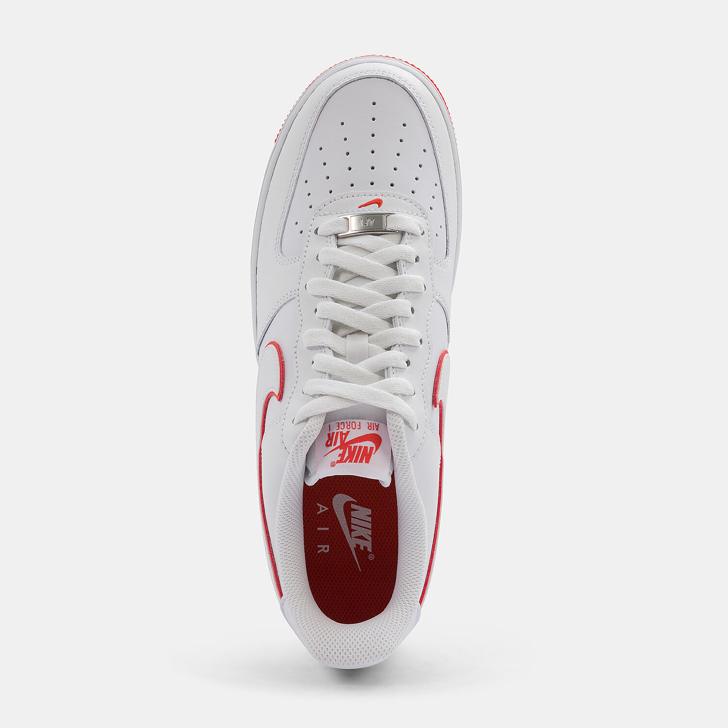 Nike air force 1 07 discount 3 white red