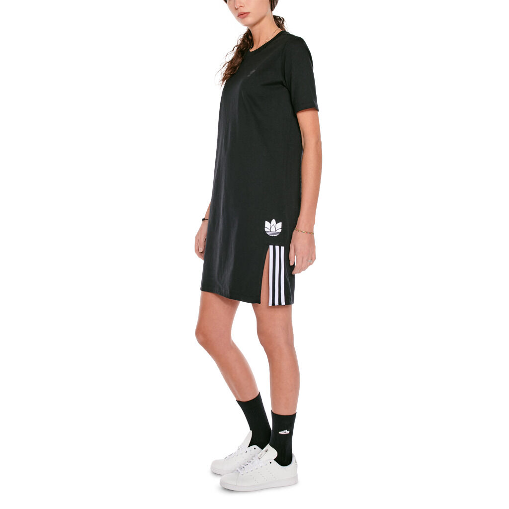ADIDAS ADICOLOR 3D TREFOIL TEE DRESS black AW LAB