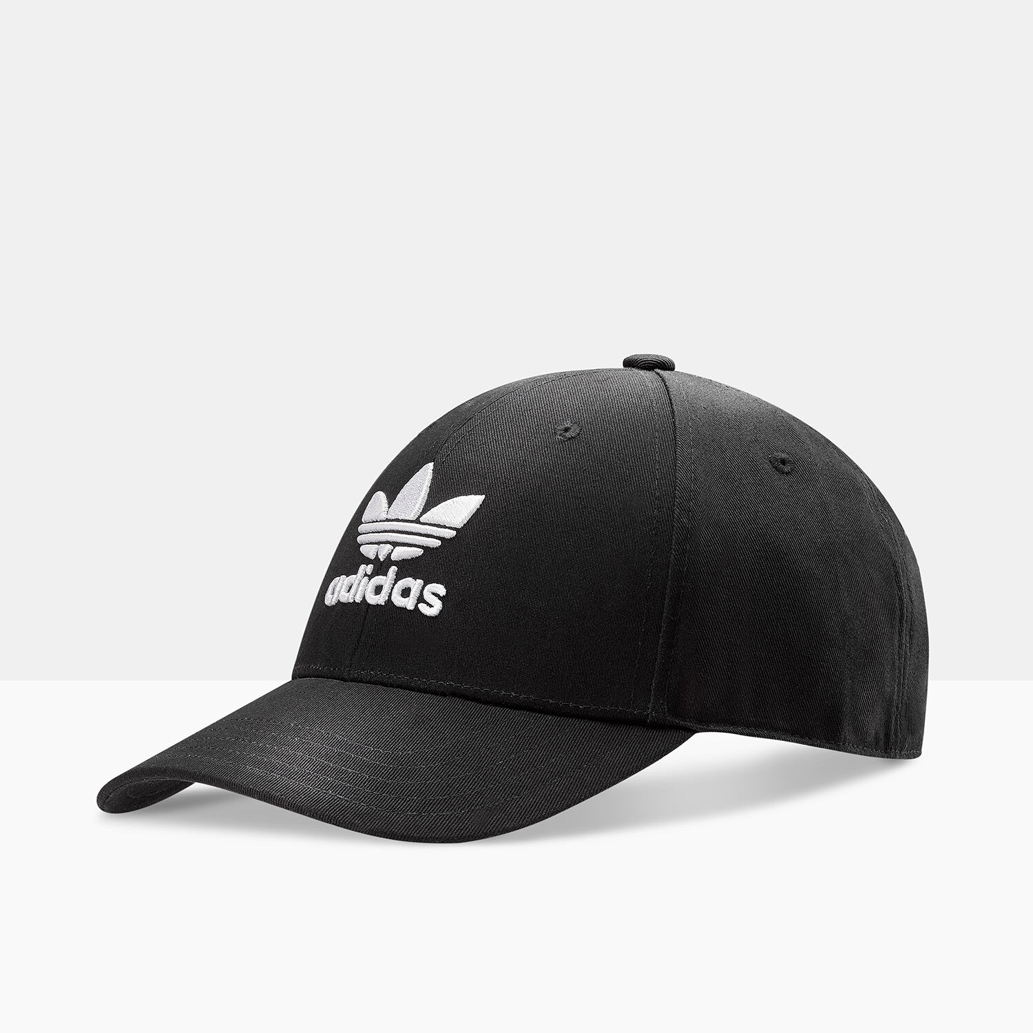Adidas trefoil baseball cap black sales