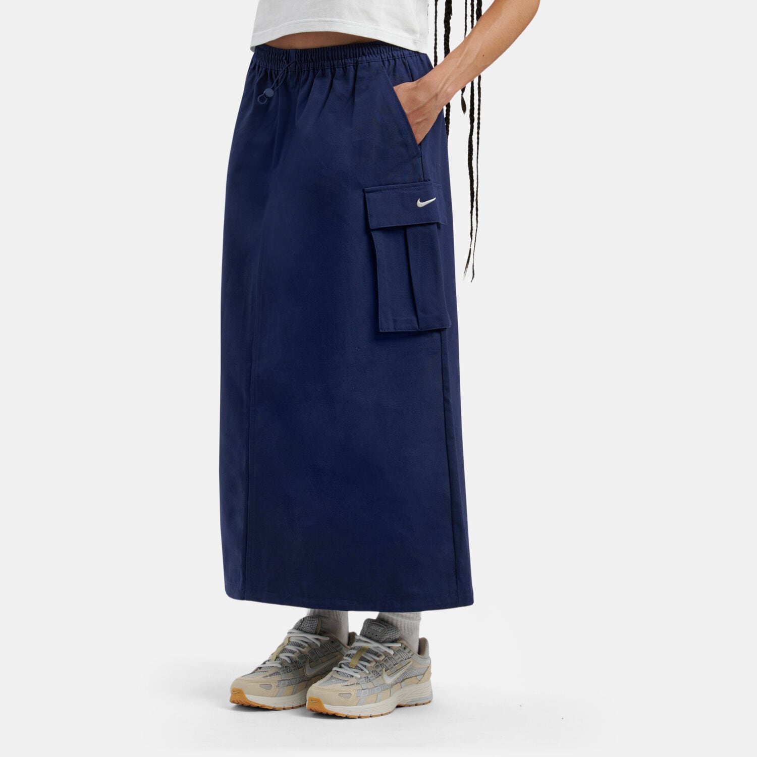 Nike Sportswear Loose Cargo Skirt blue women | AW LAB