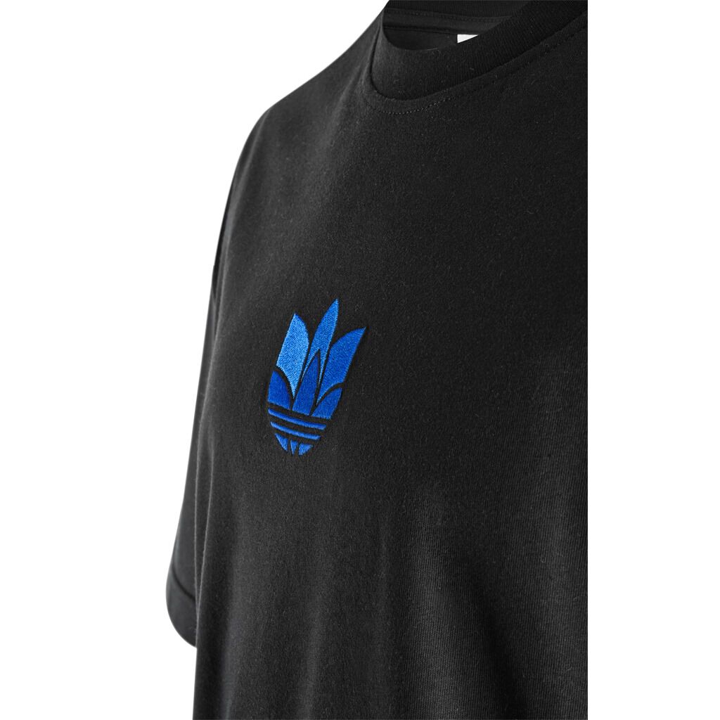 T SHIRT ADIDAS 3D TREFOIL GRAPHIC black and blue AW LAB